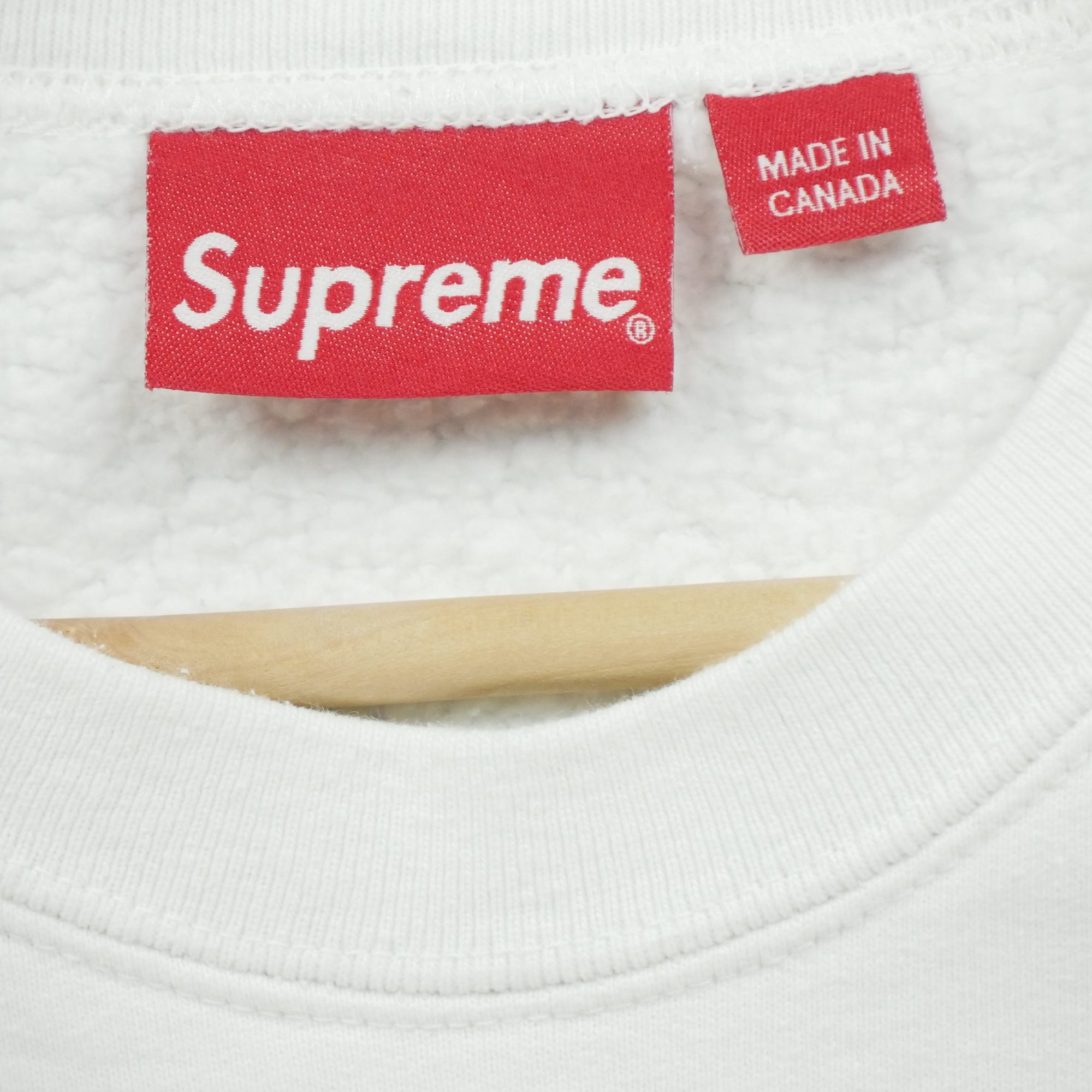 Sweat Homme  Stacked Crewneck Blanc 11