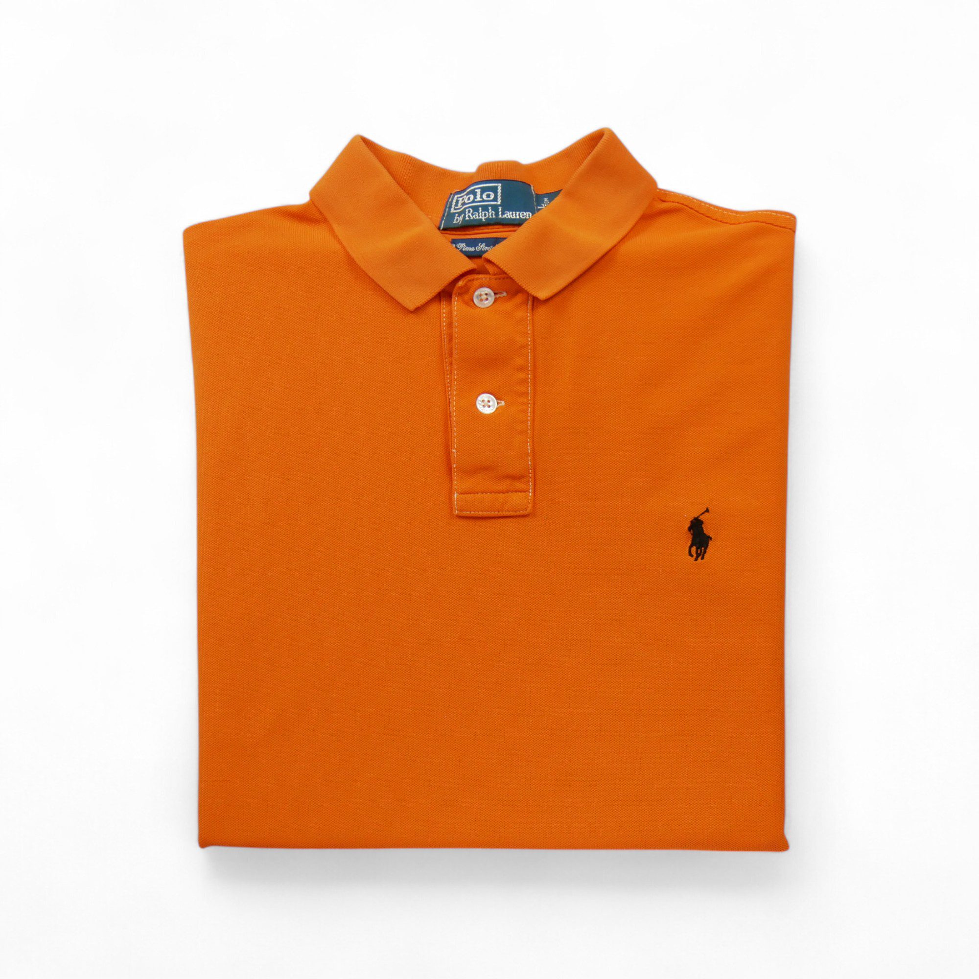 Polo manches courtes Homme Orange - État correct