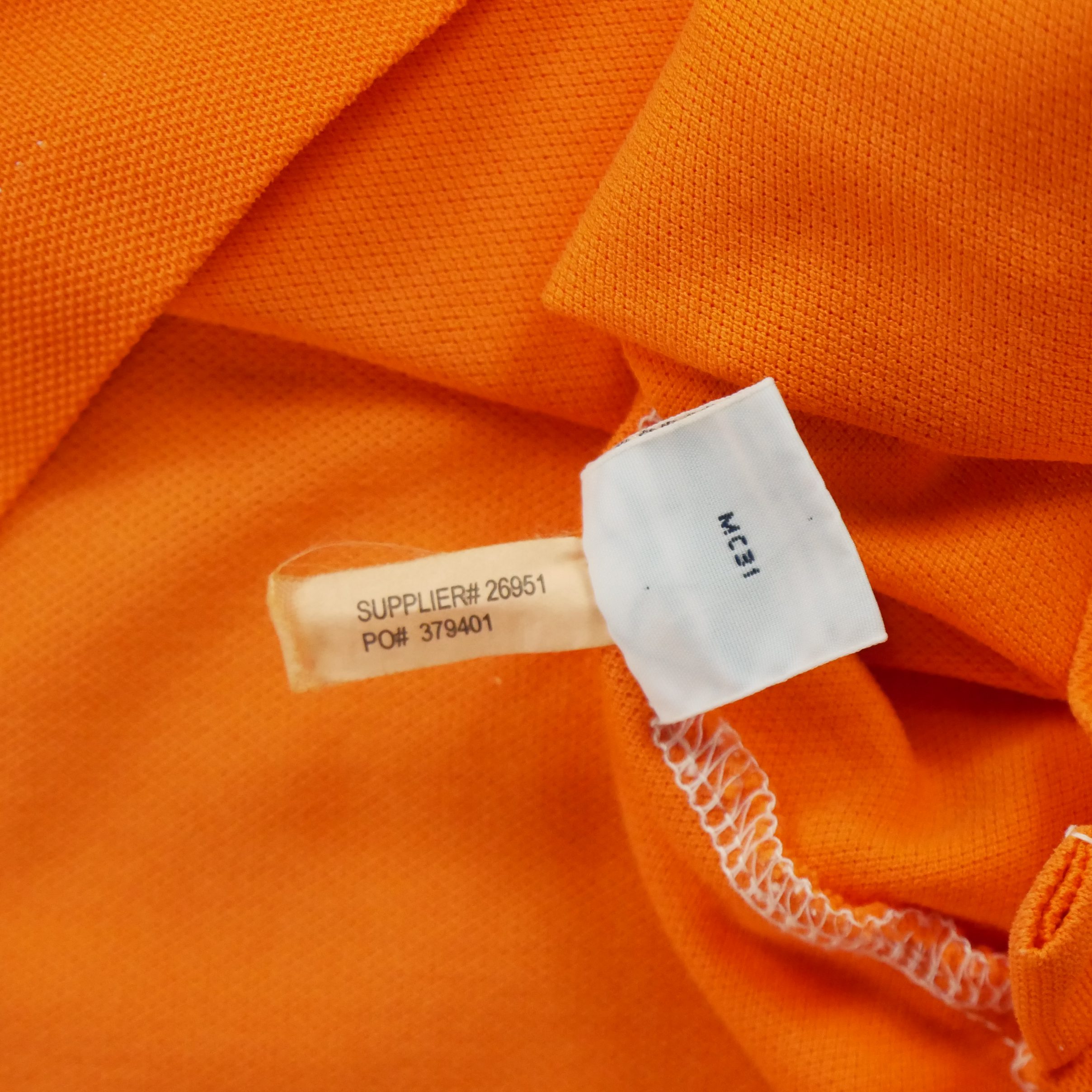 Polo manches courtes Homme  Orange 8
