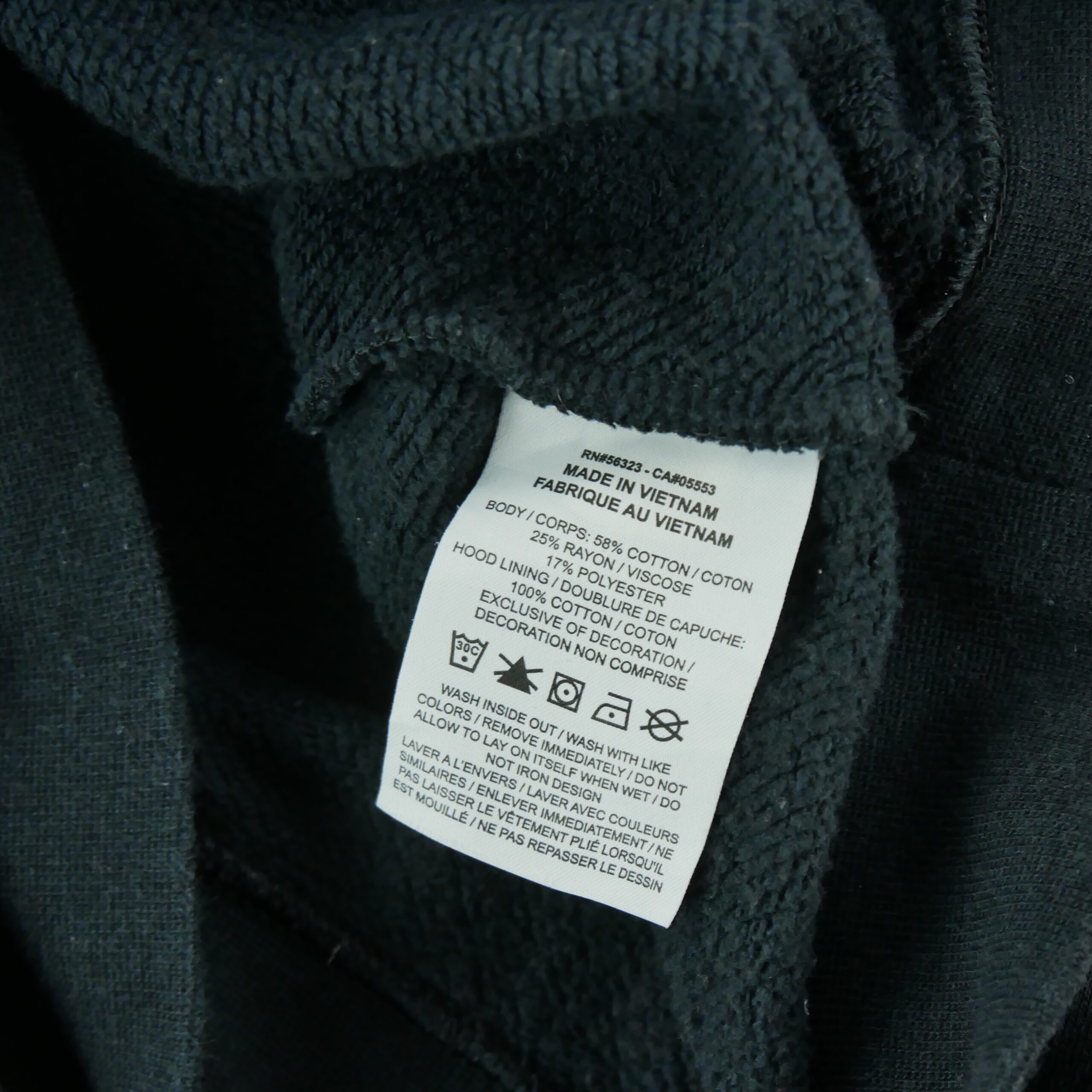 Sweat à capuche Femme  Noir 9