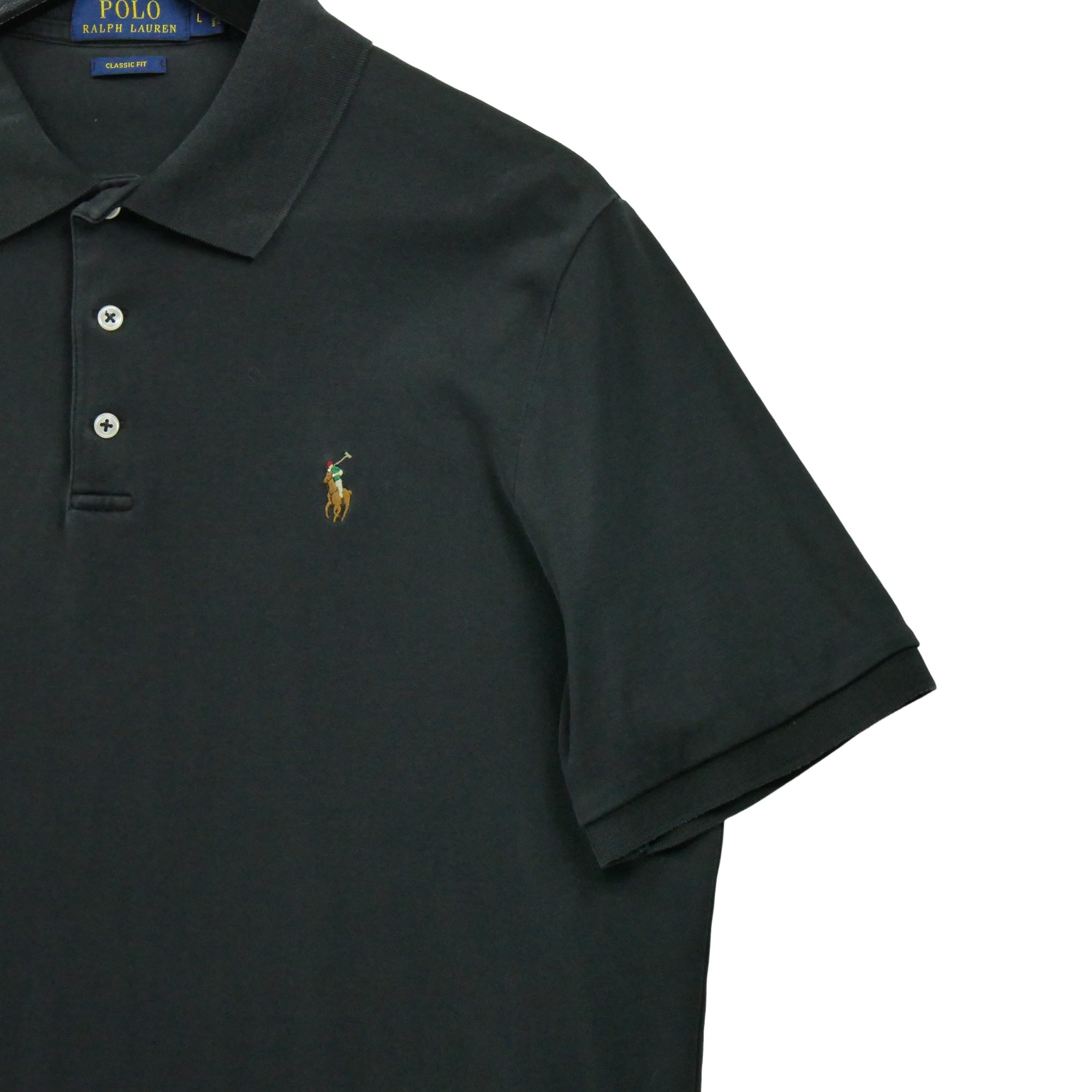 Polo manches courtes Homme  Noir 4