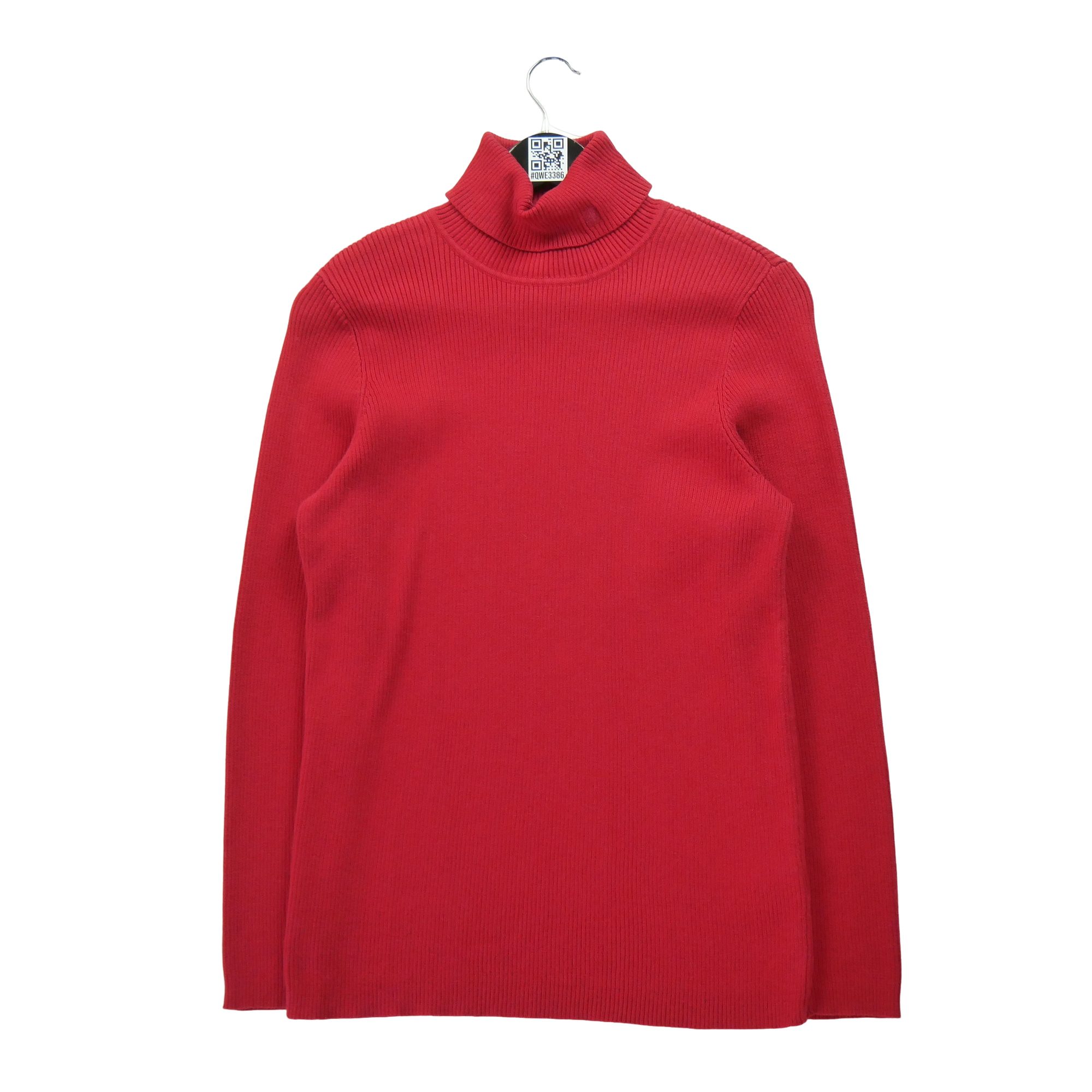 Pull Femme  col roulé Rouge 1