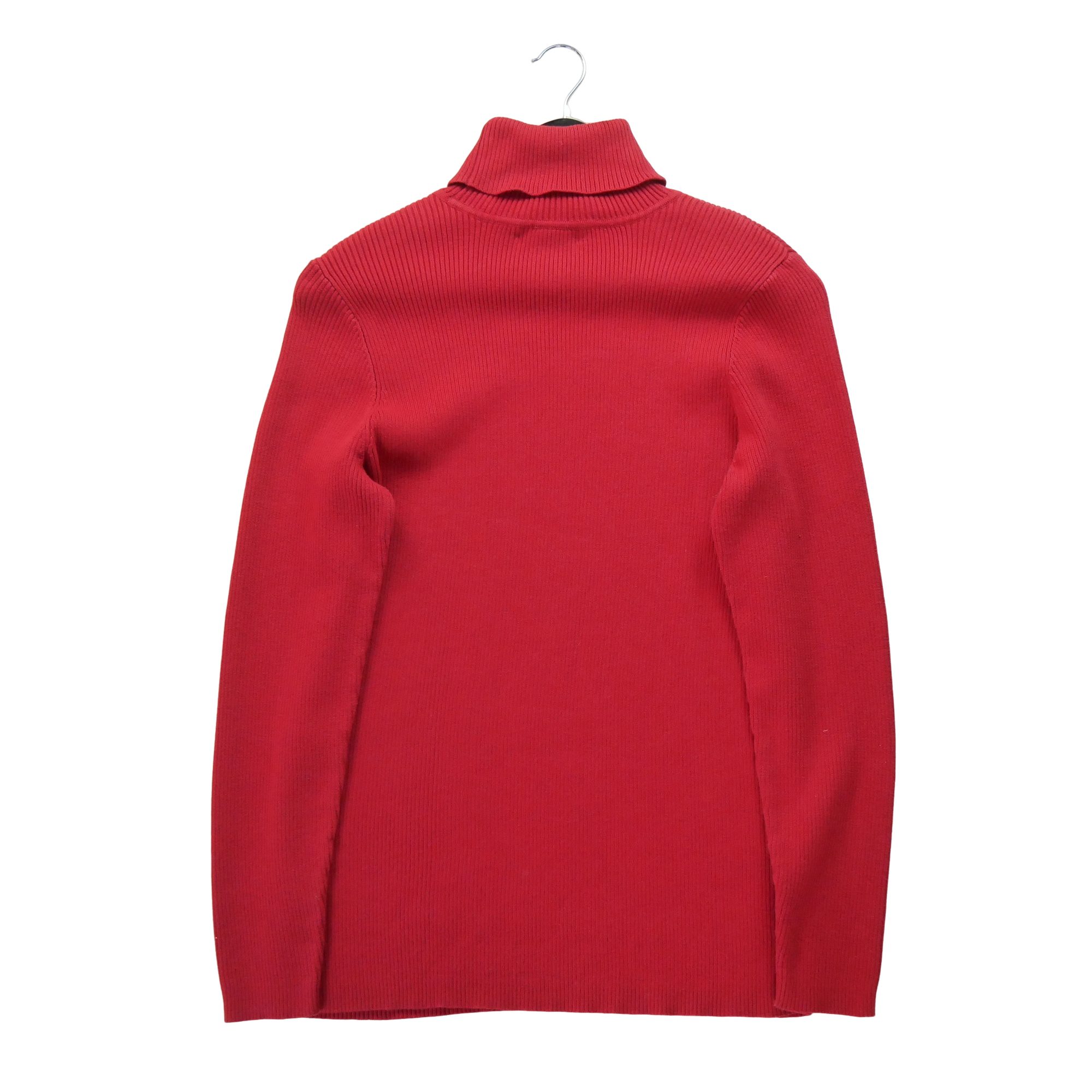 Pull Femme  col roulé Rouge 2
