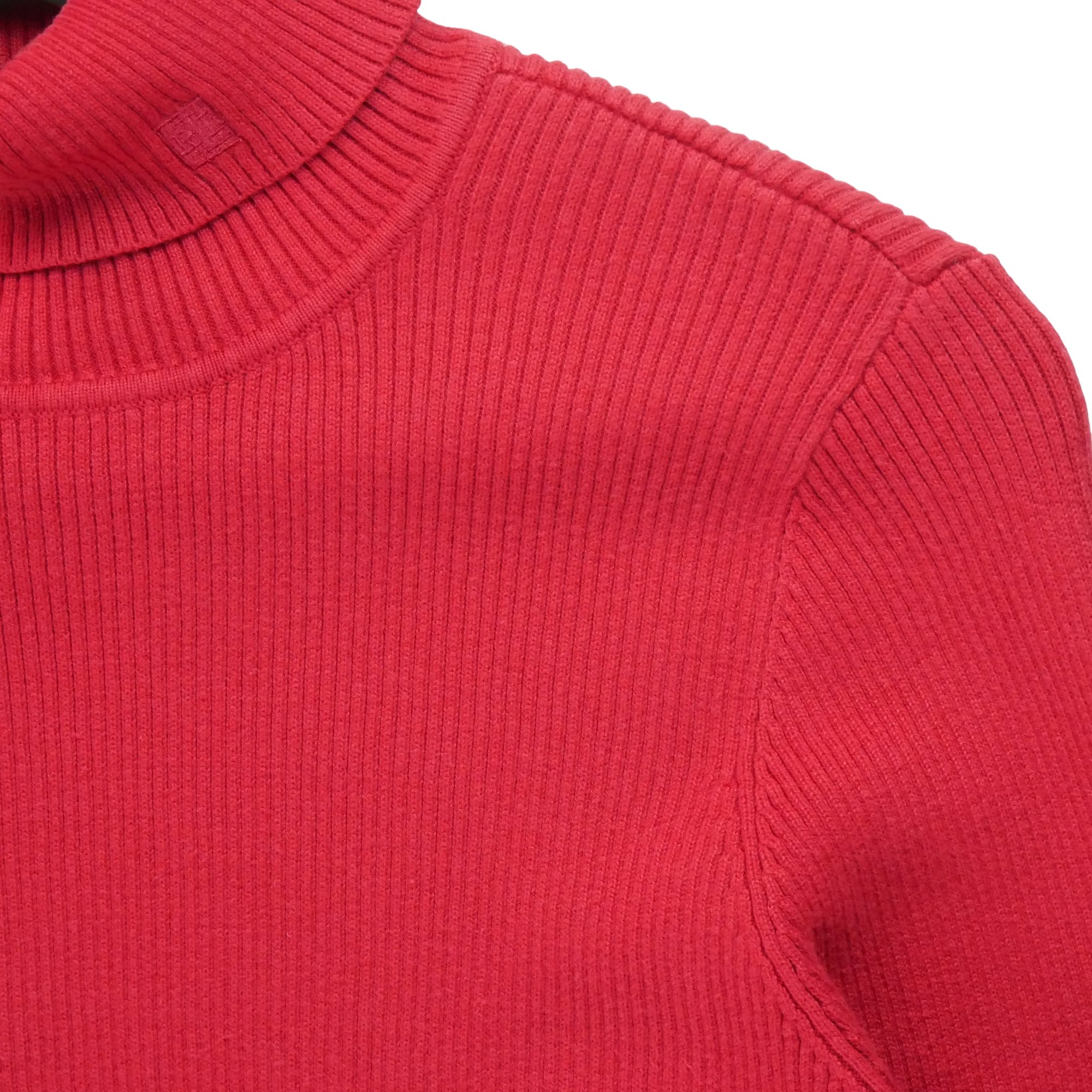 Pull Femme  col roulé Rouge 3