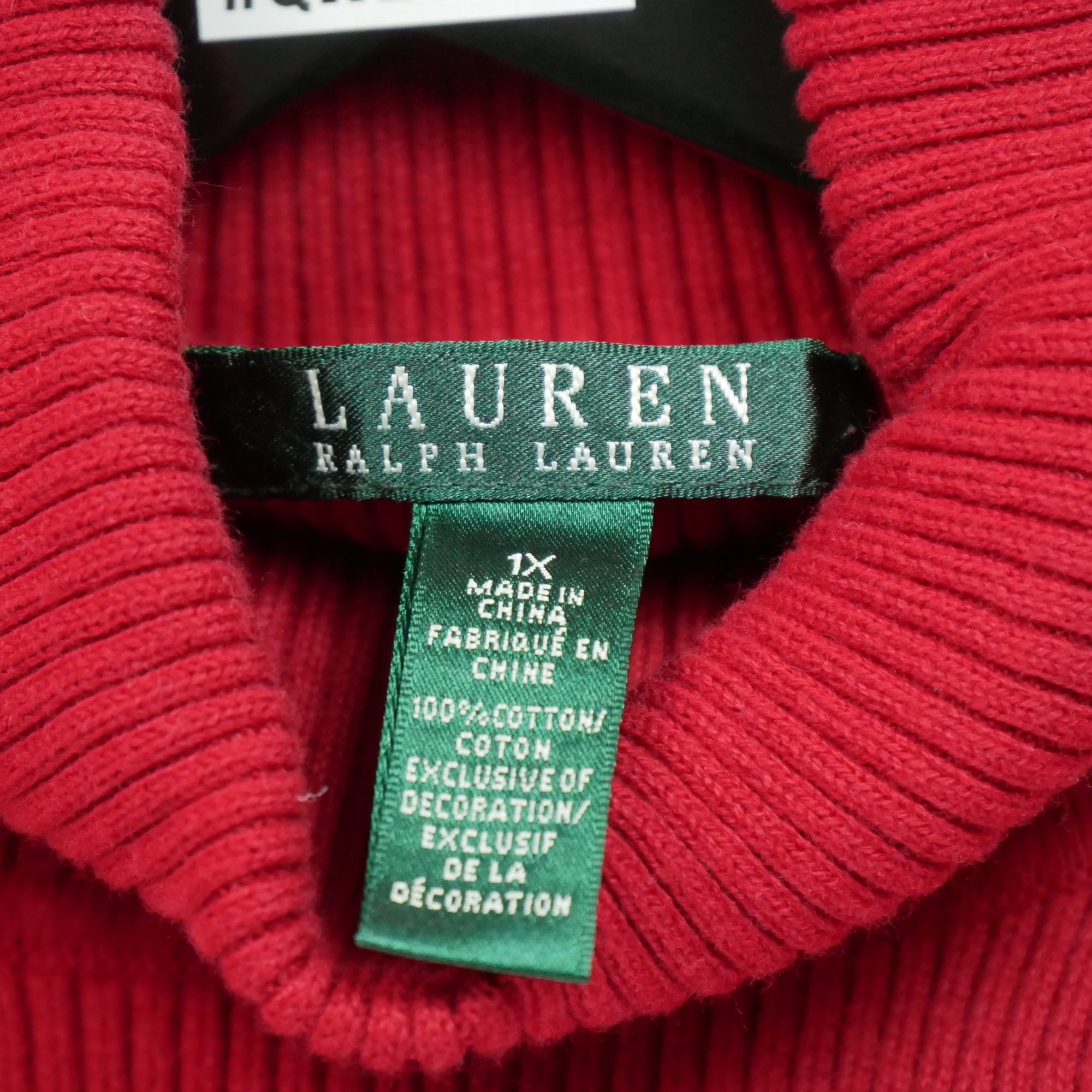 Pull Femme  col roulé Rouge 5