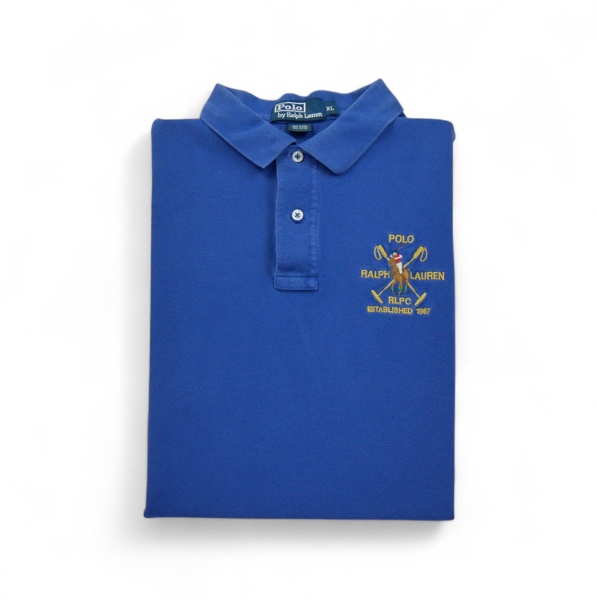 Polo manches courtes Homme Bleu - Très bon état