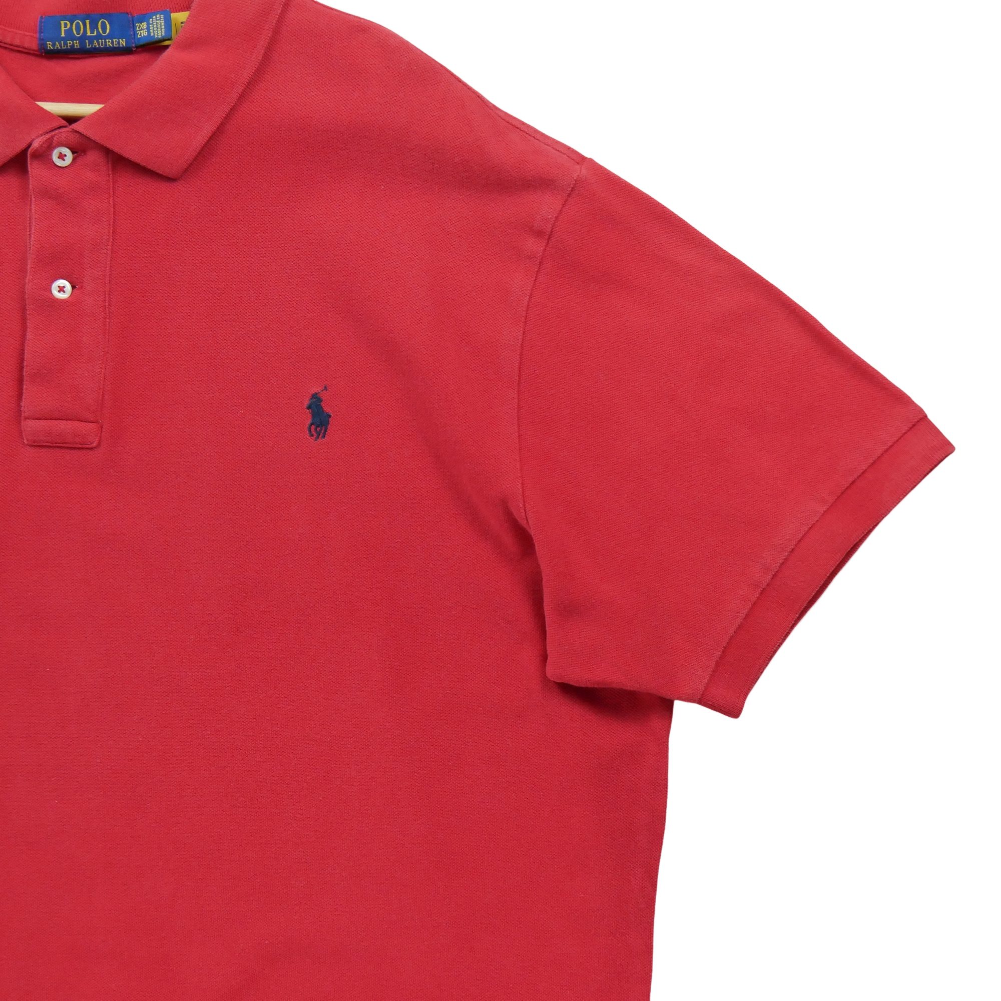Polo manches courtes Homme  Rouge 4