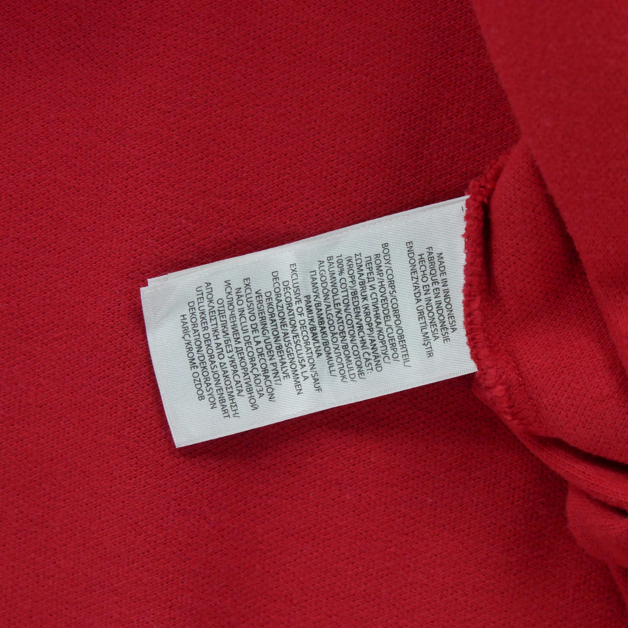 Polo manches courtes Homme  Rouge 7