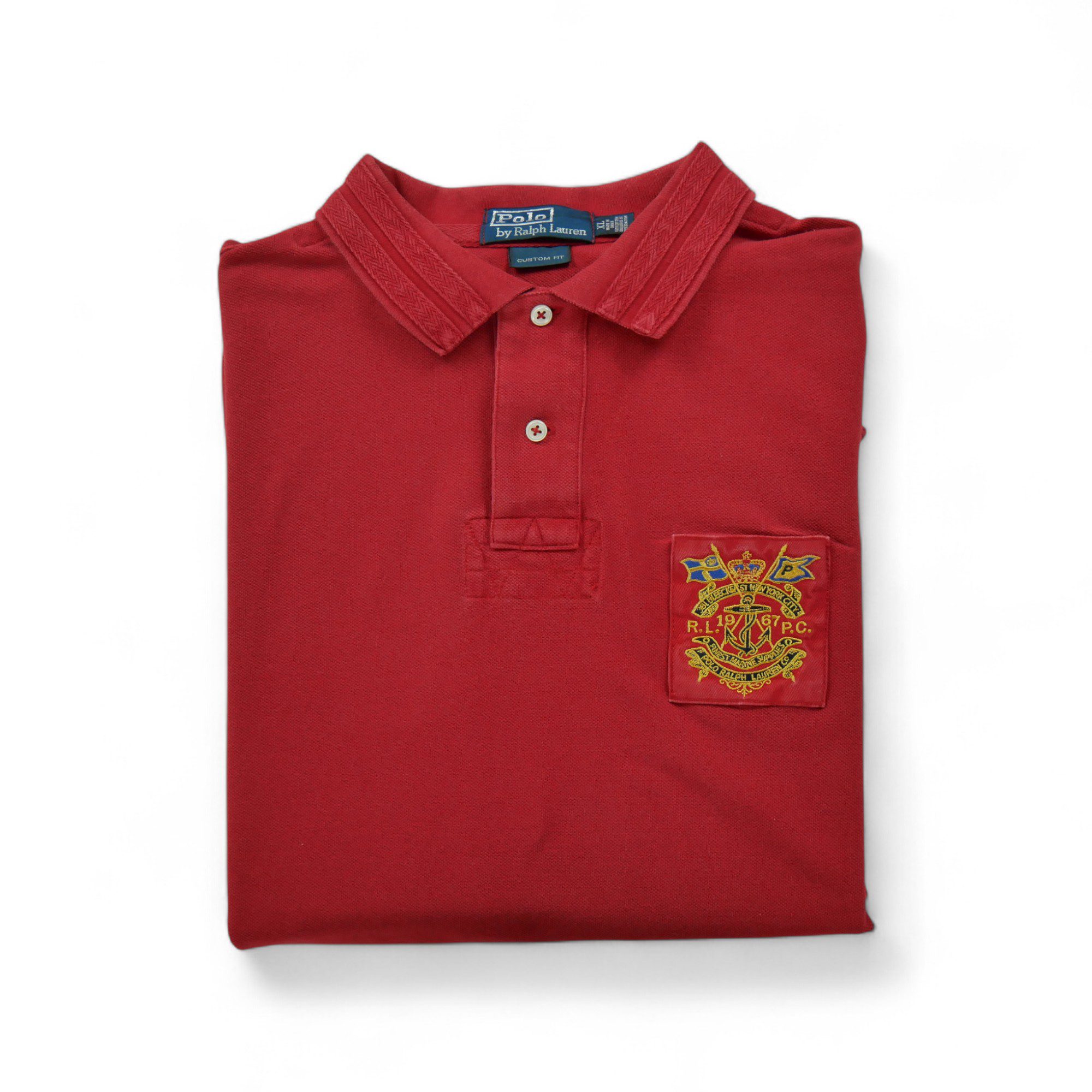 Polo manches courtes Homme  Rouge 1