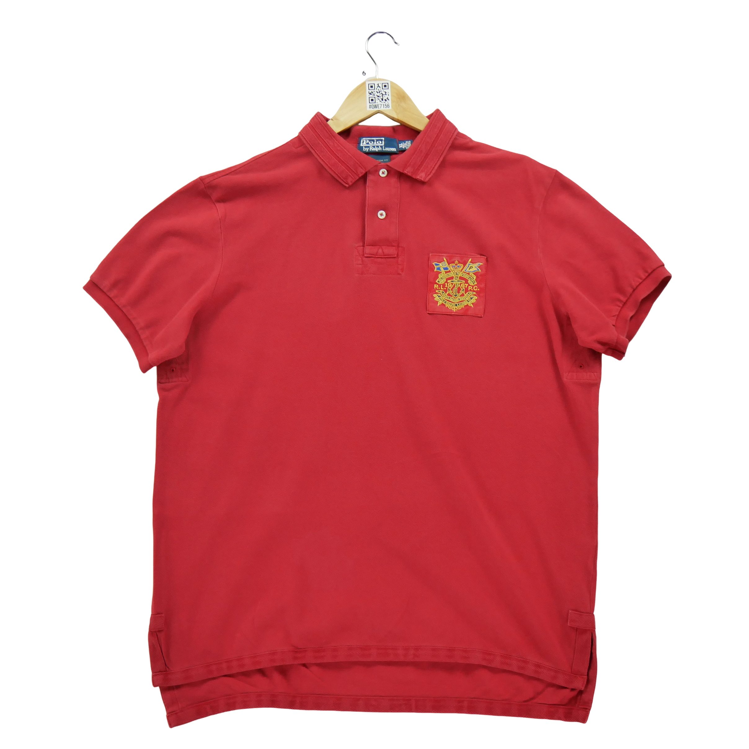 Polo manches courtes Homme  Rouge 2