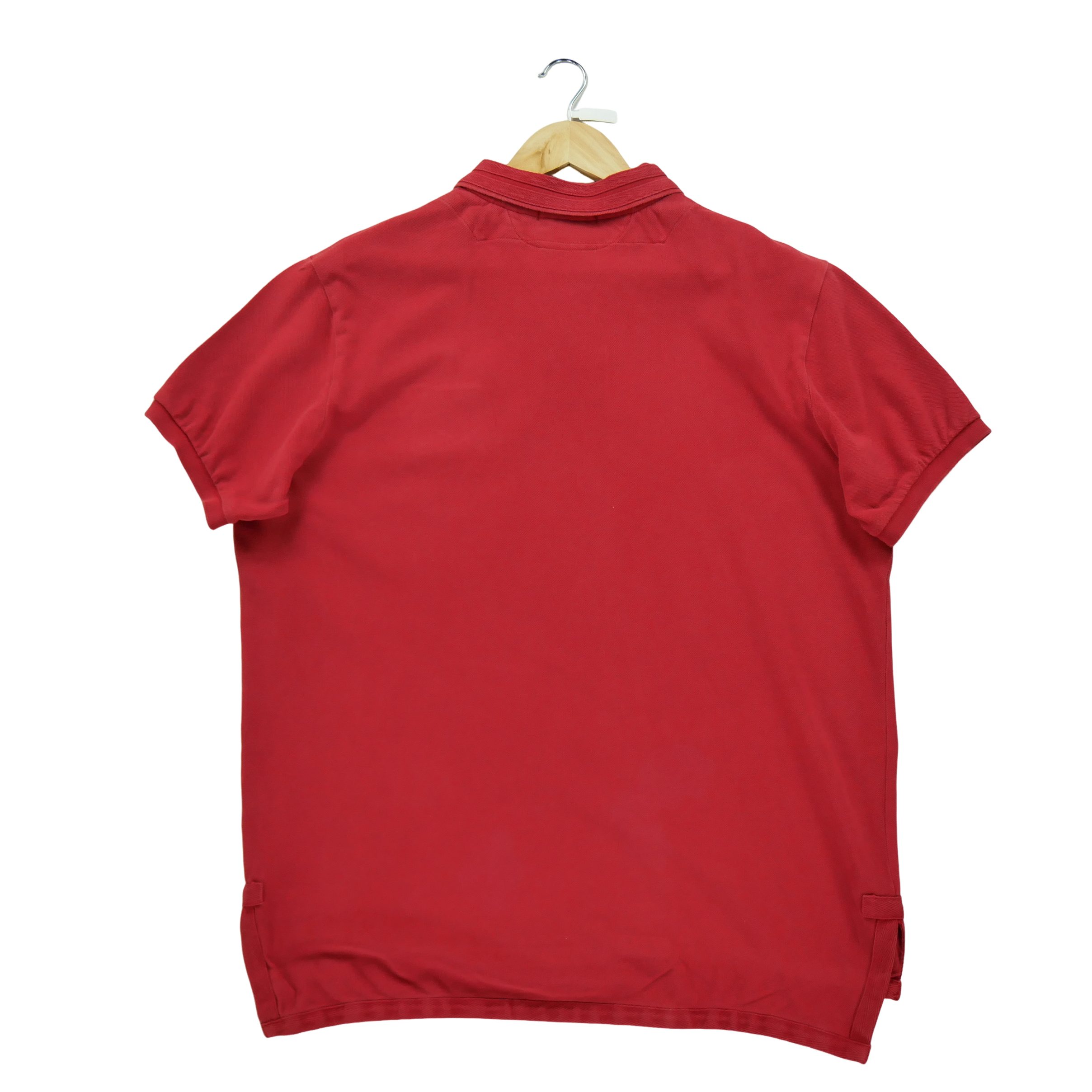 Polo manches courtes Homme  Rouge 3
