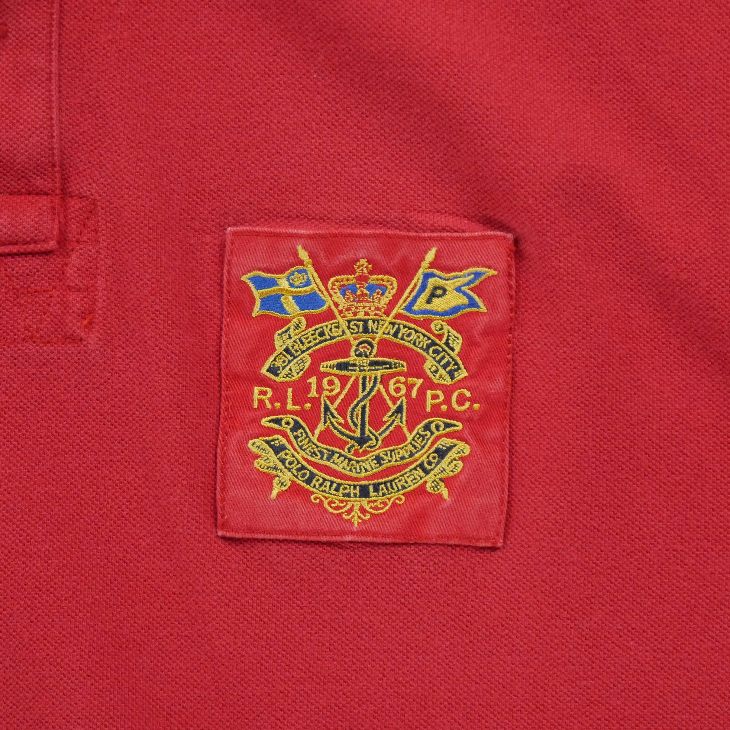 Polo manches courtes Homme  Rouge 5