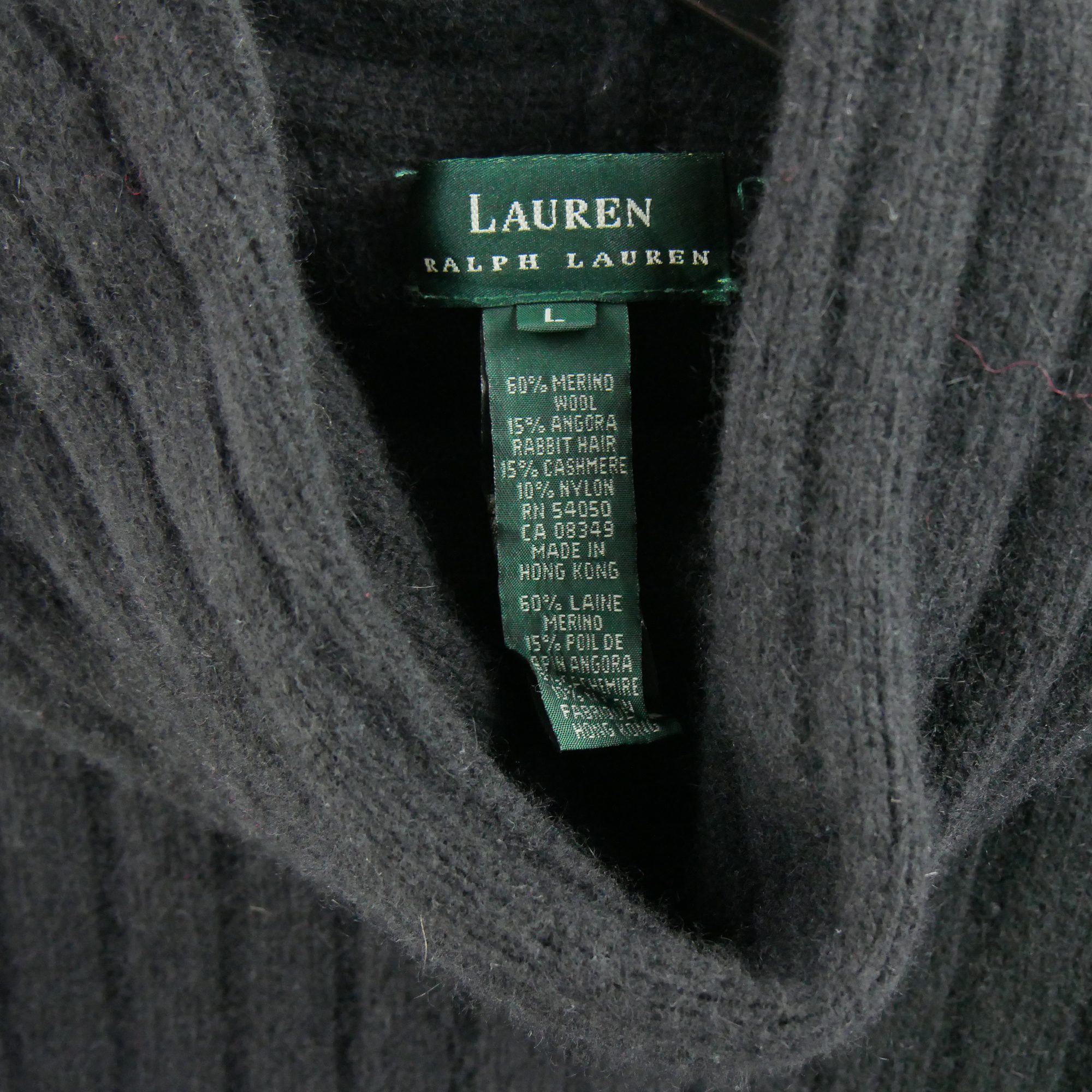 Pull Femme  laine et cachemire Noir 4