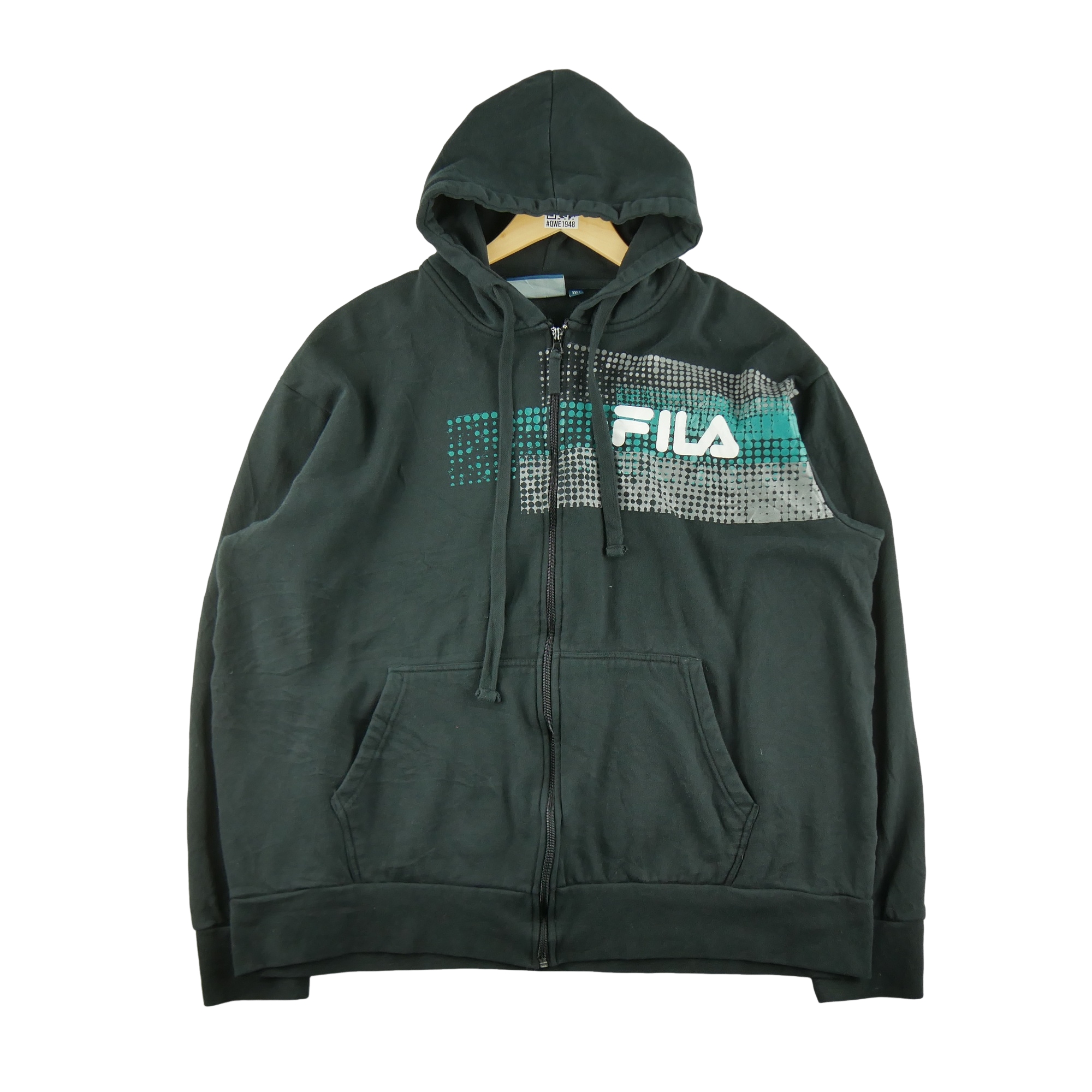 Sweat à capuche Homme full-zip Noir - Bon état