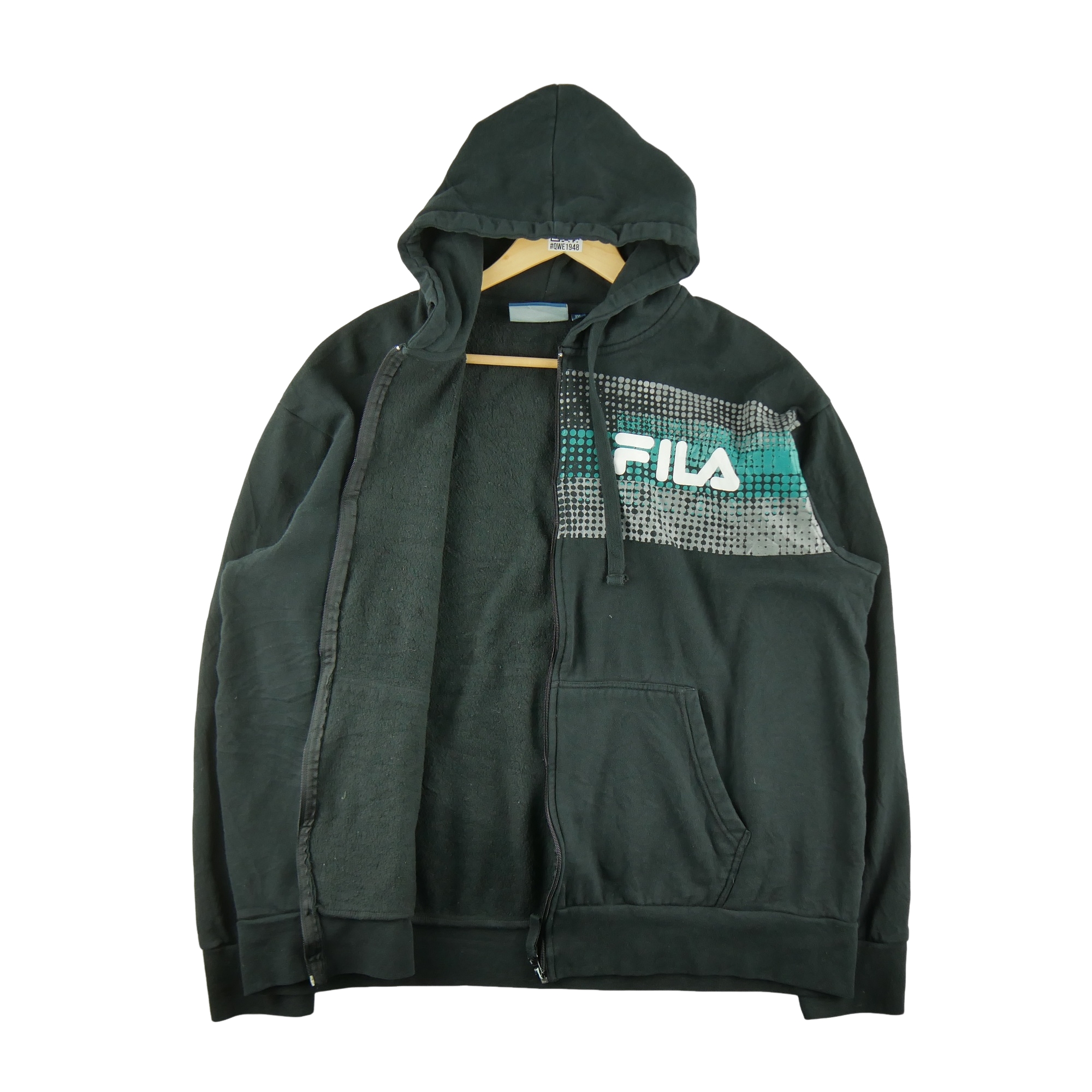 Sweat à capuche Homme  full-zip Noir 3