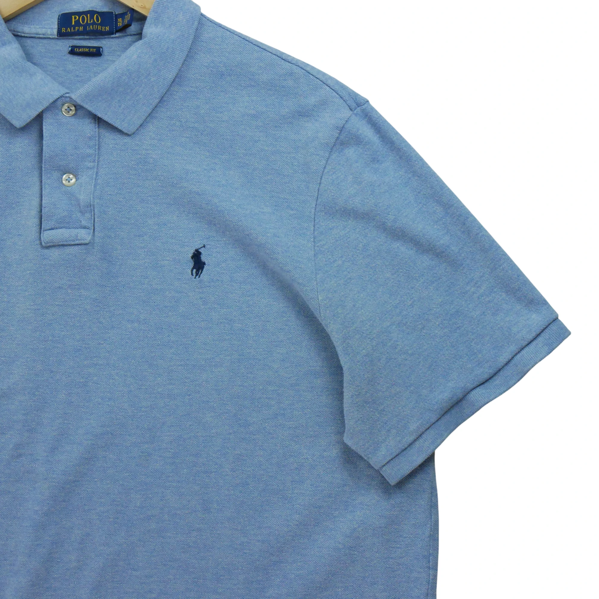 Polo manches courtes Homme  Bleu clair 4