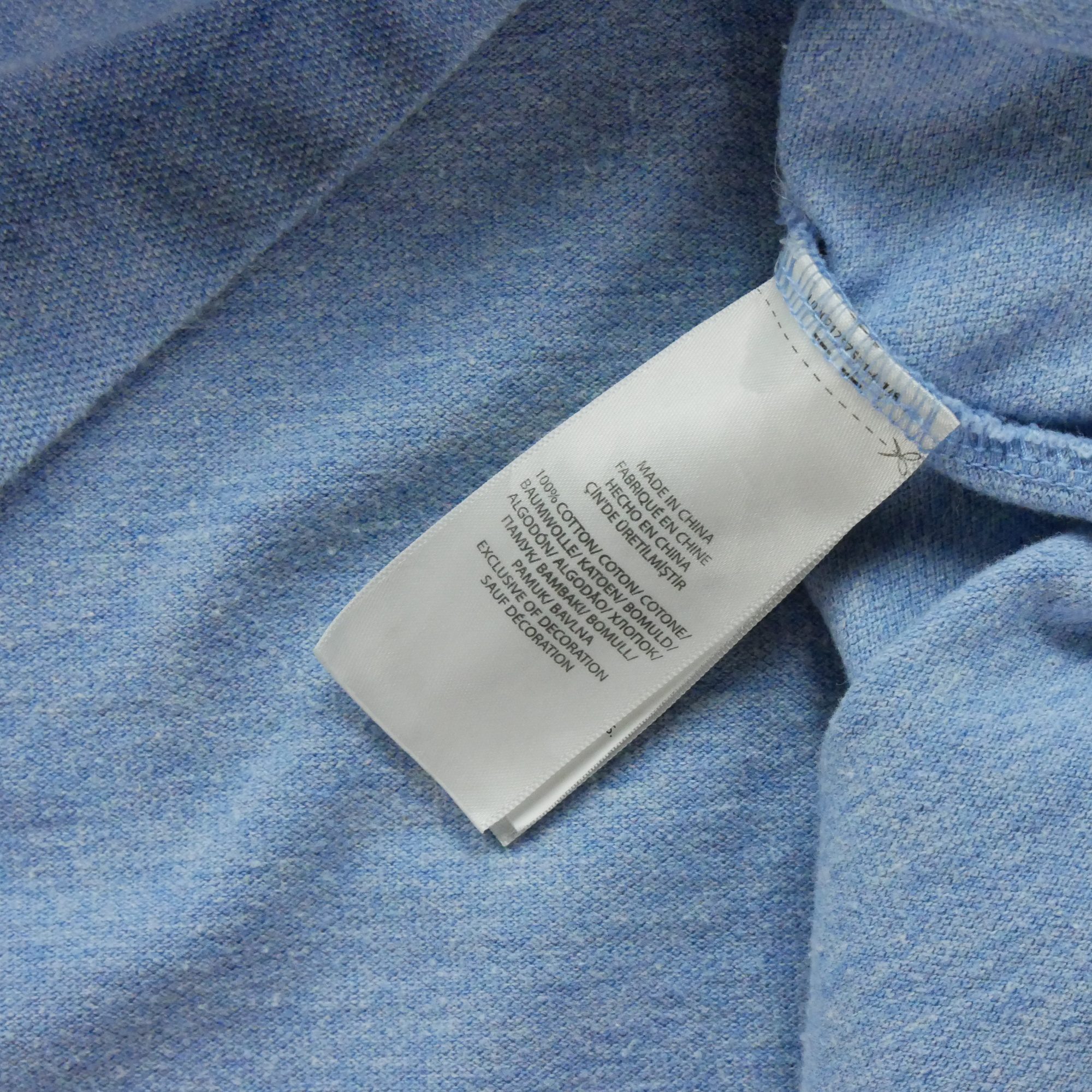 Polo manches courtes Homme  Bleu clair 9
