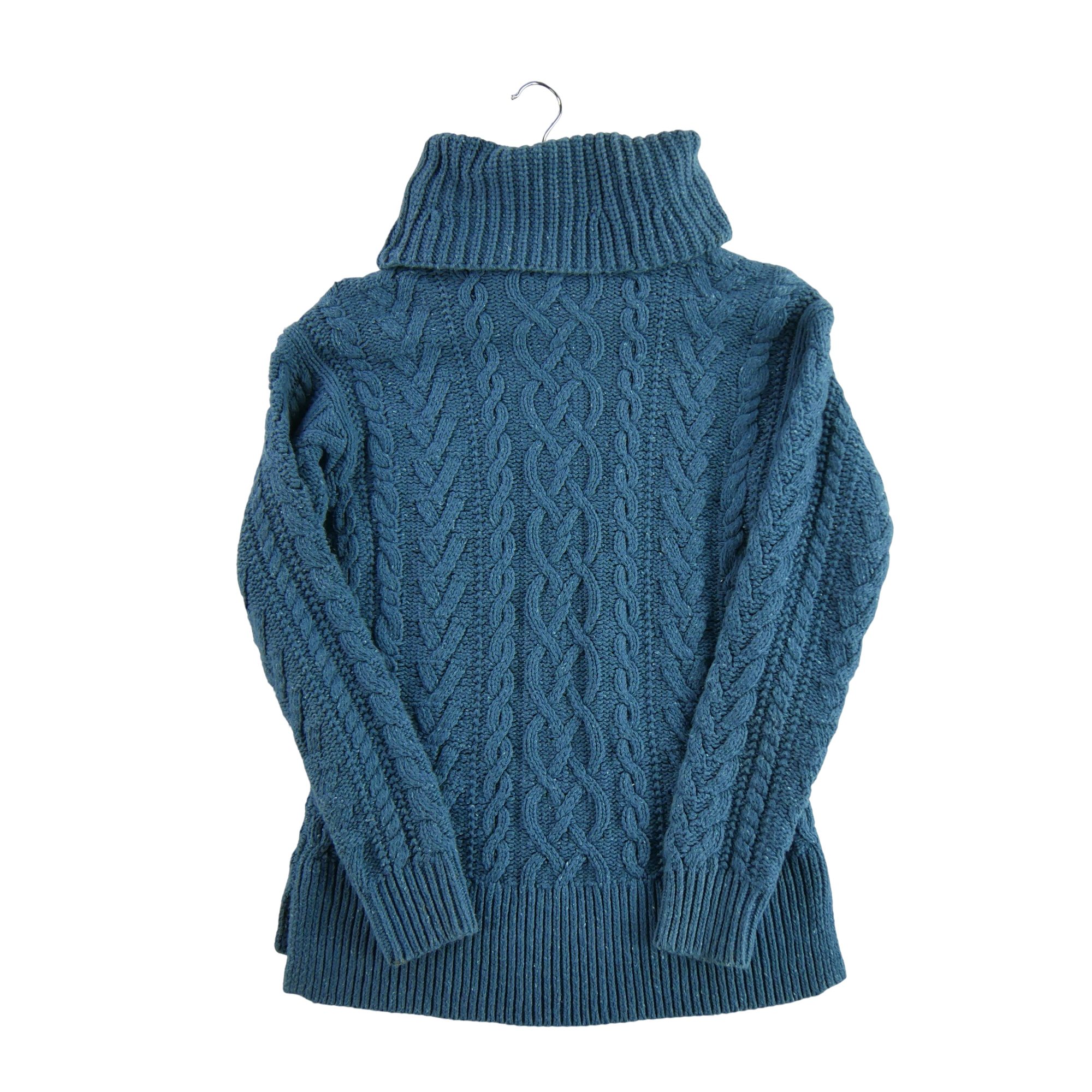 Pull Femme  col roulé Bleu 2