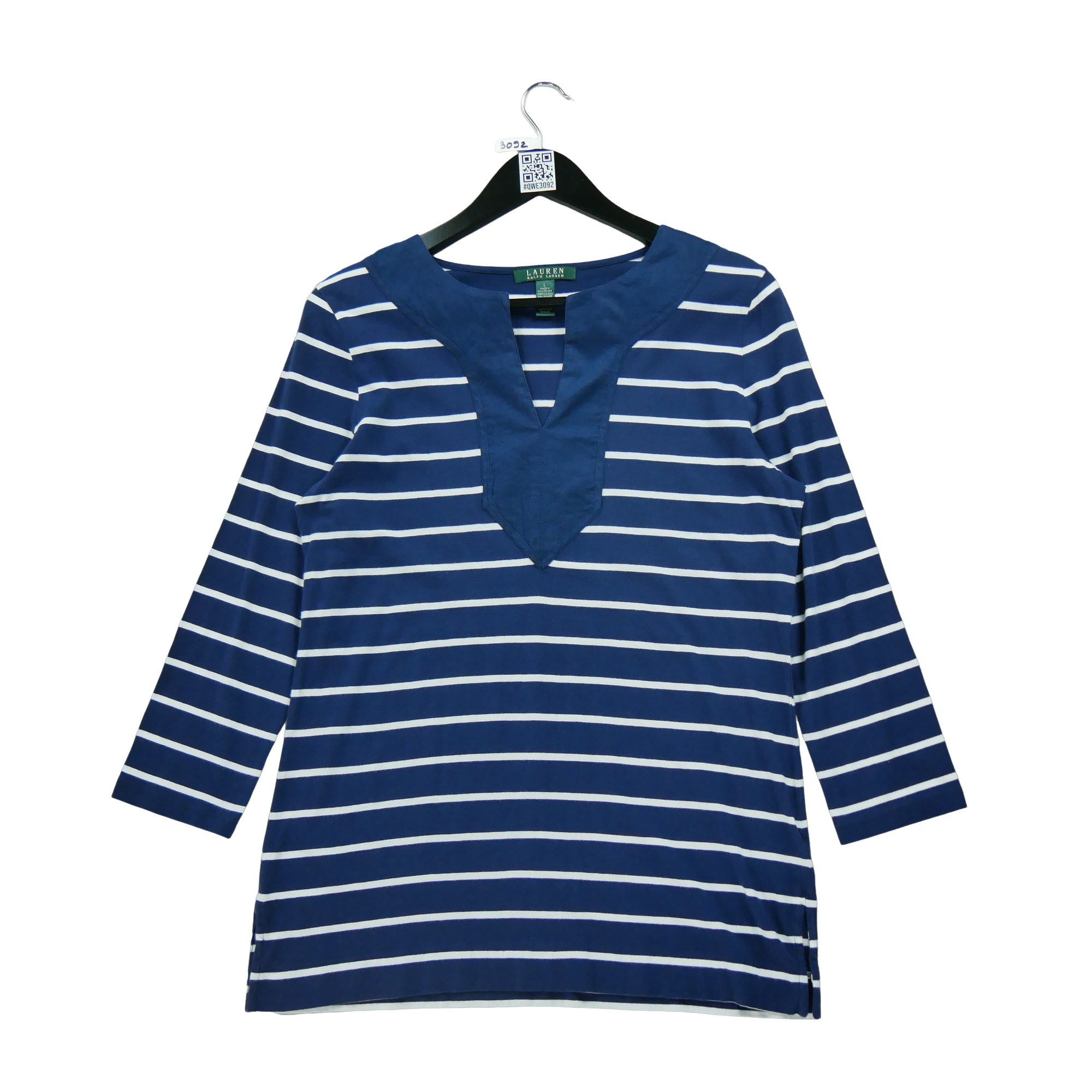 T-shirt manches longues Femme  Marine 1