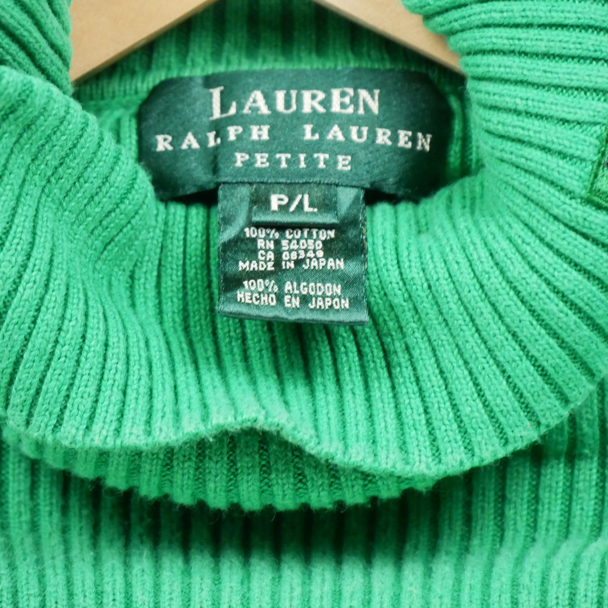 Pull Femme  col roulé Vert 5