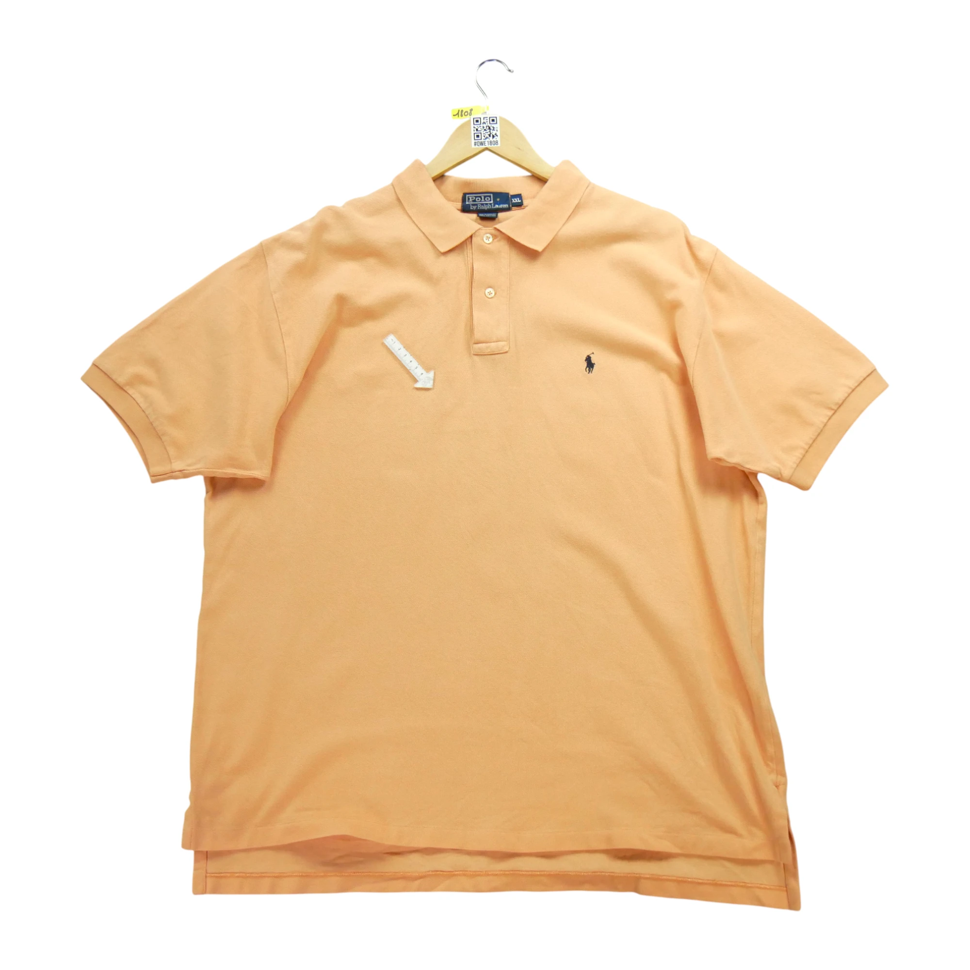 Polo manches courtes Homme  Orange 5