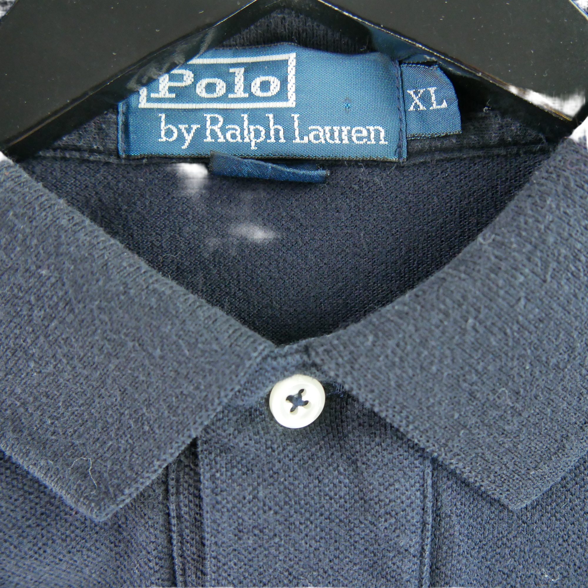Polo manches longues Homme  Marine 7
