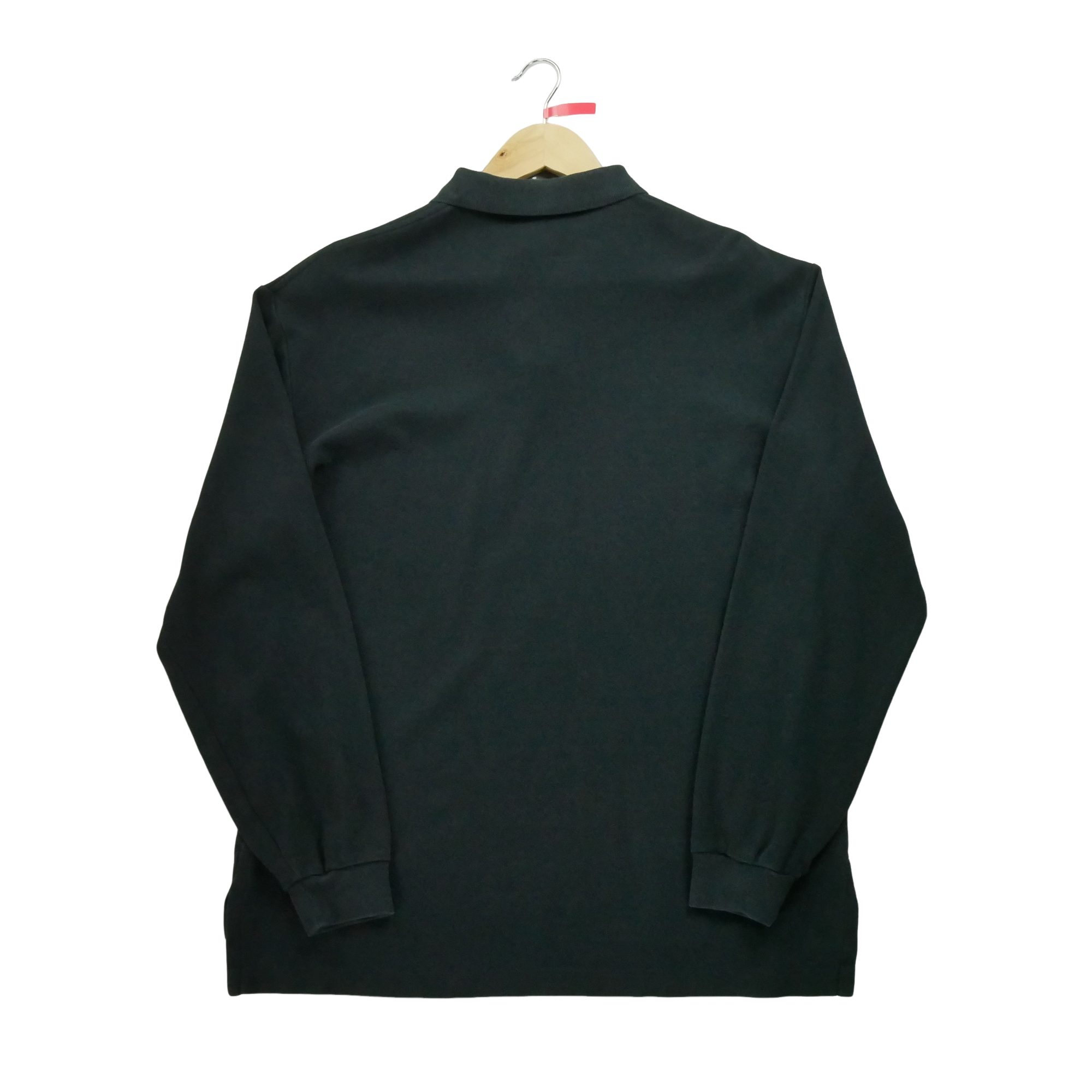 Polo manches longues Homme  Noir 2