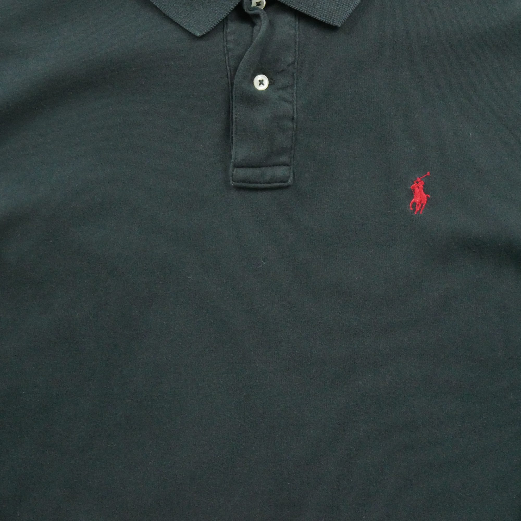 Polo manches longues Homme  Noir 3