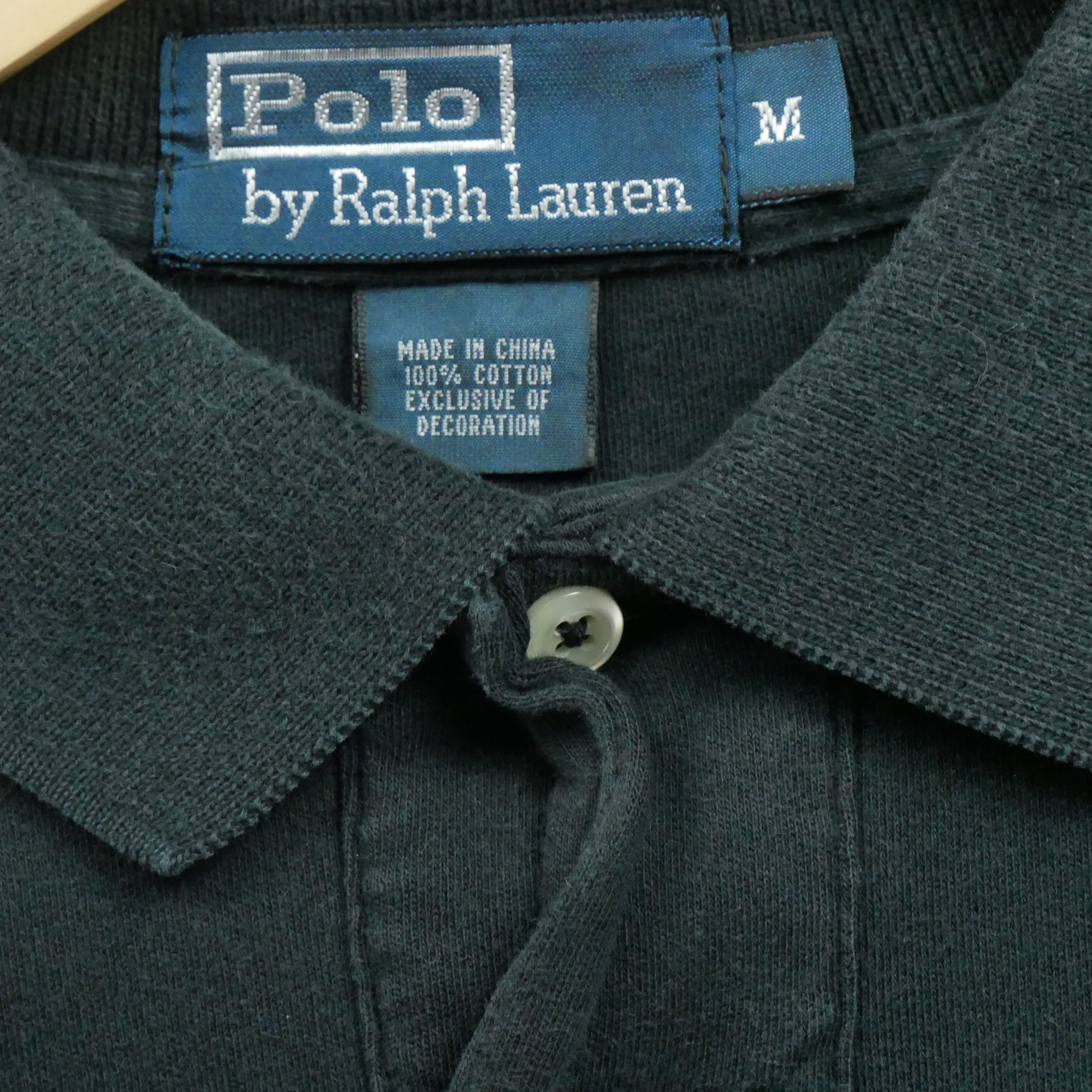 Polo manches longues Homme  Noir 7