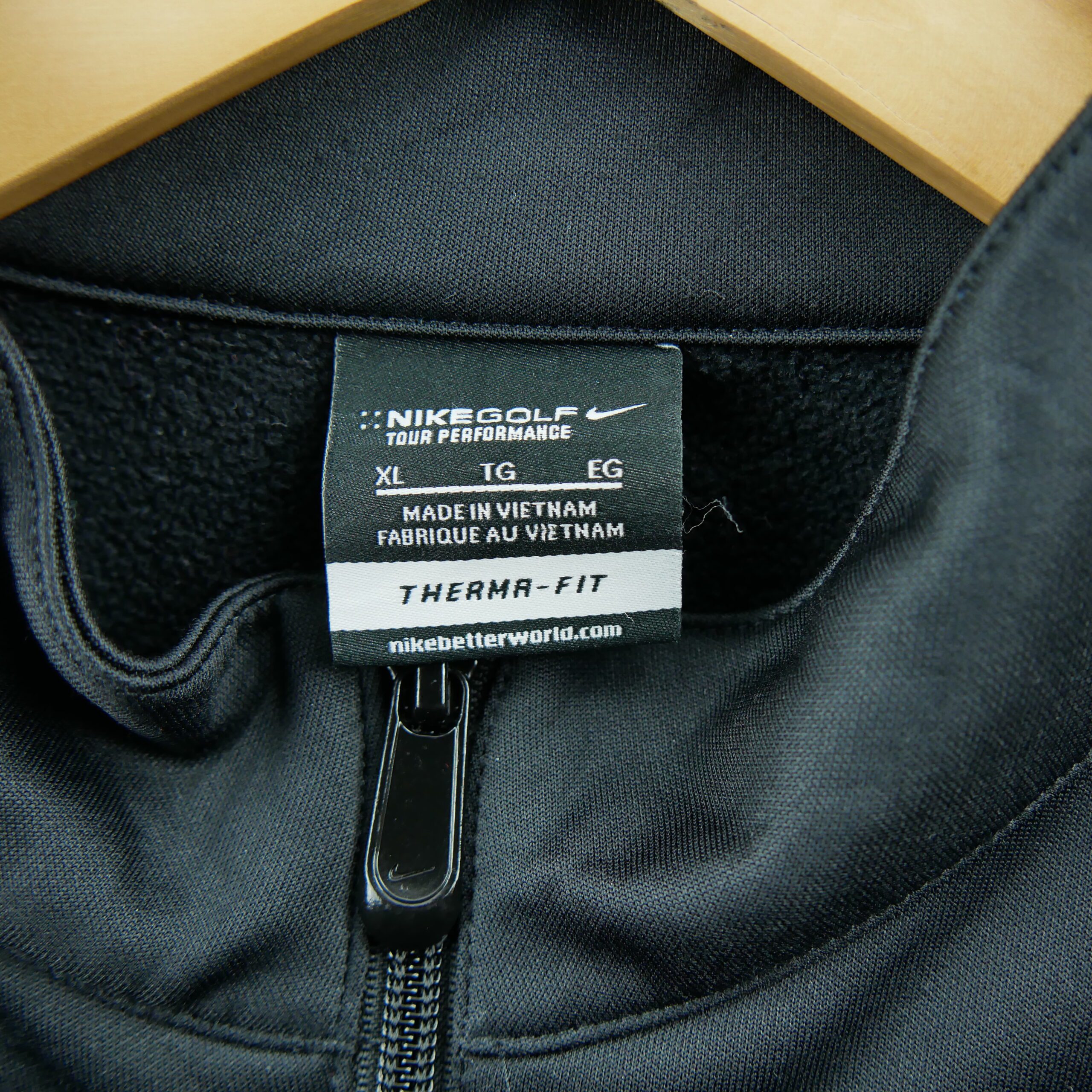Sweat Homme  Therma-Fit Golf Noir 8