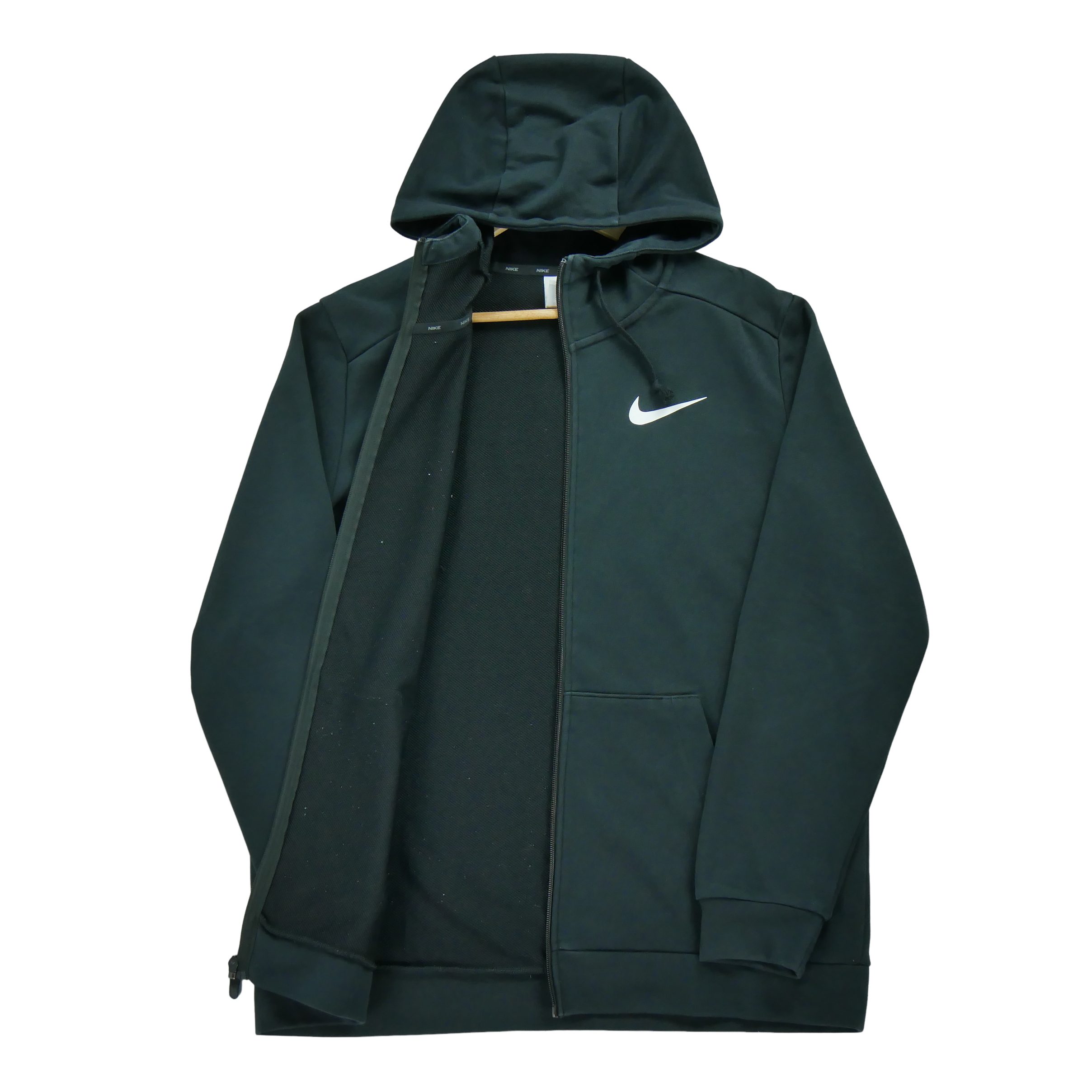 Sweat à capuche Homme  Full zip Noir 3