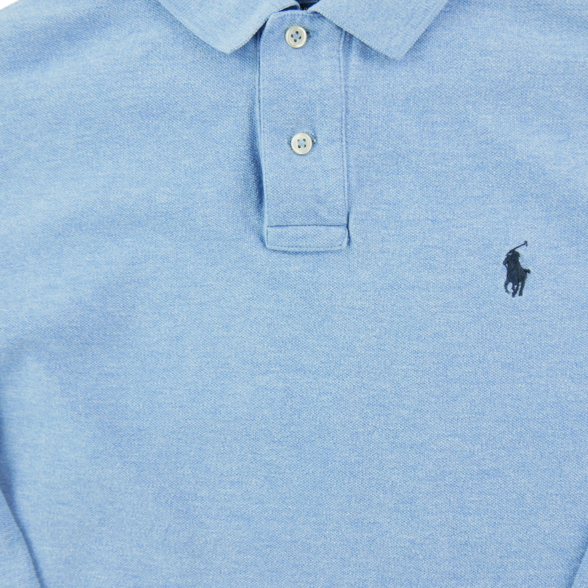 Polo manches longues Homme  Bleu clair 3