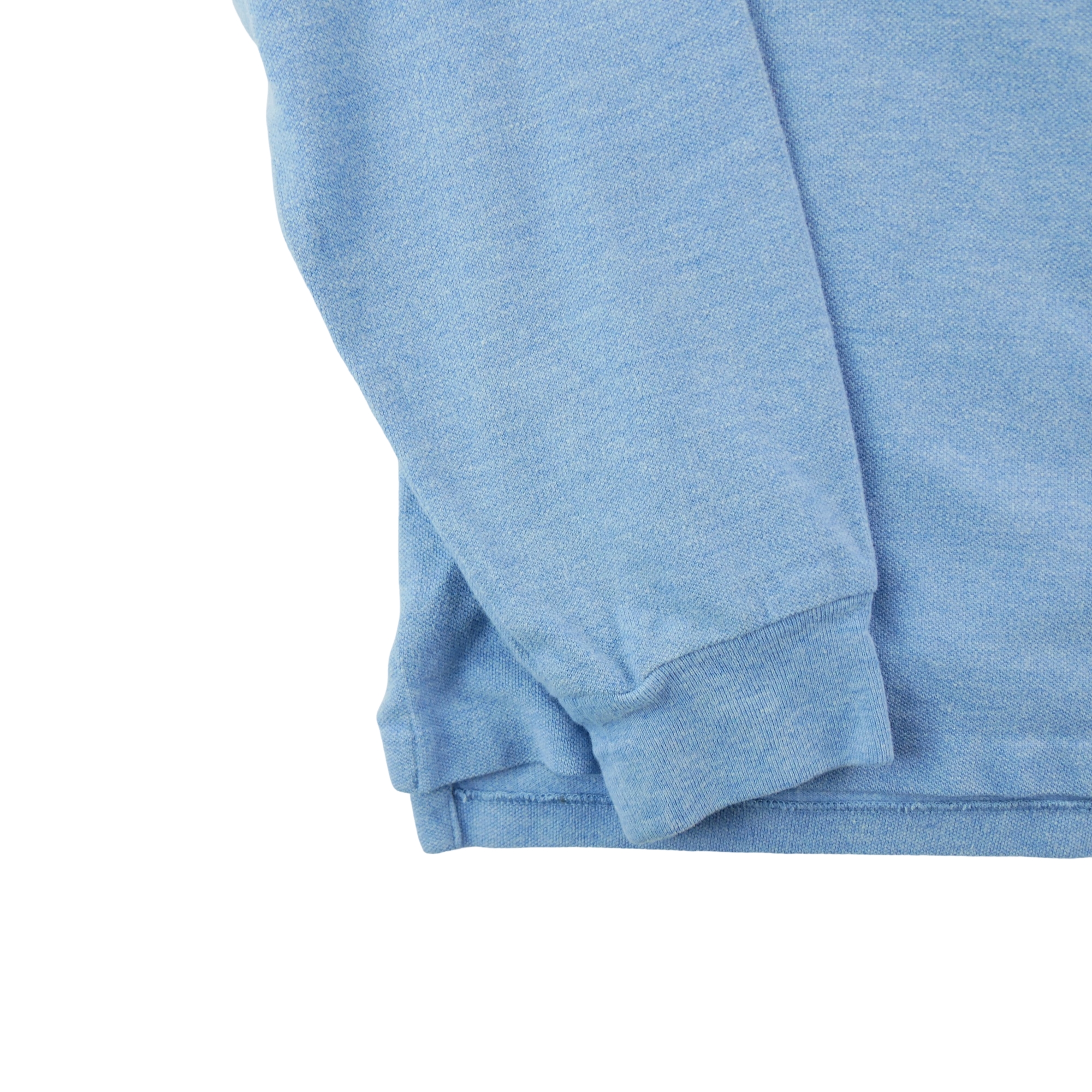 Polo manches longues Homme  Bleu clair 4