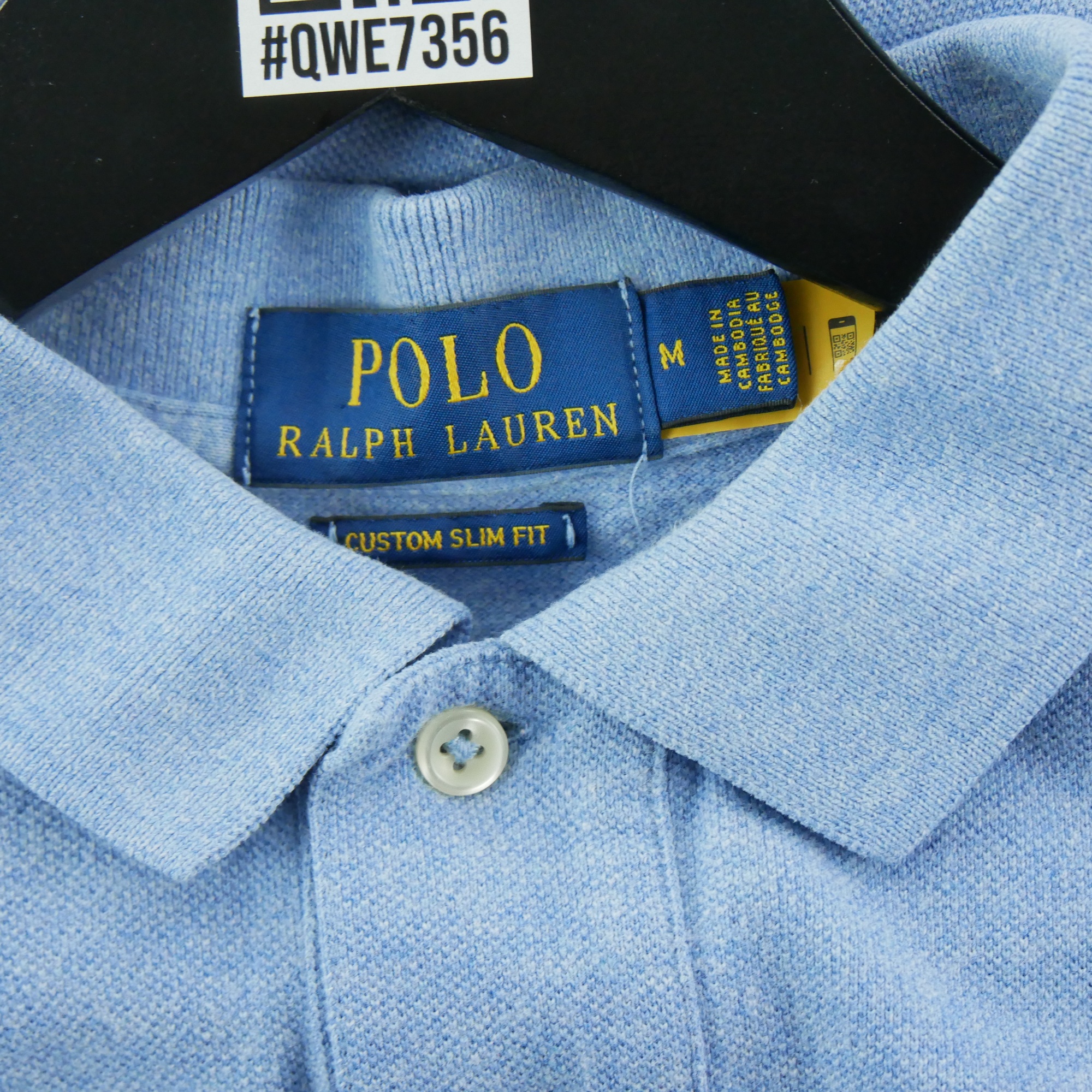 Polo manches longues Homme  Bleu clair 5