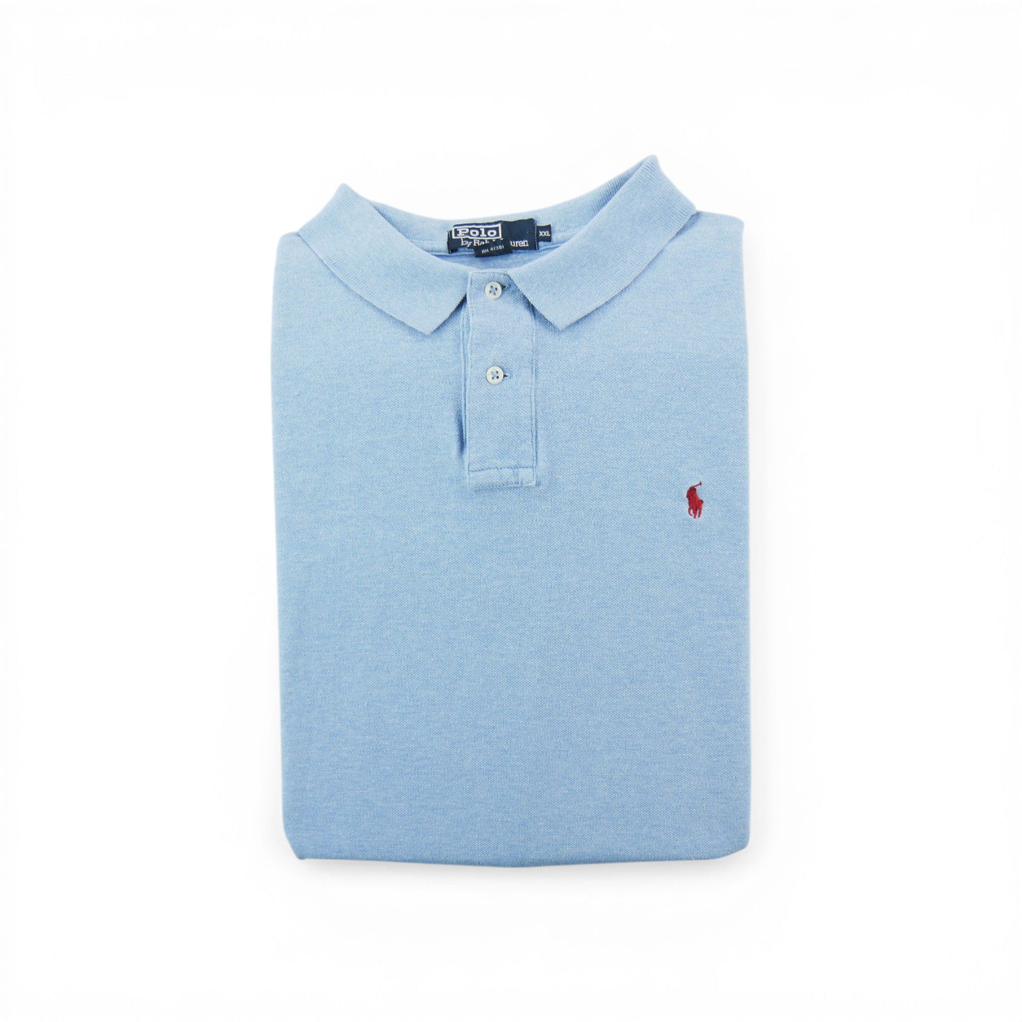 Polo manches courtes Homme  Bleu clair - Bon état