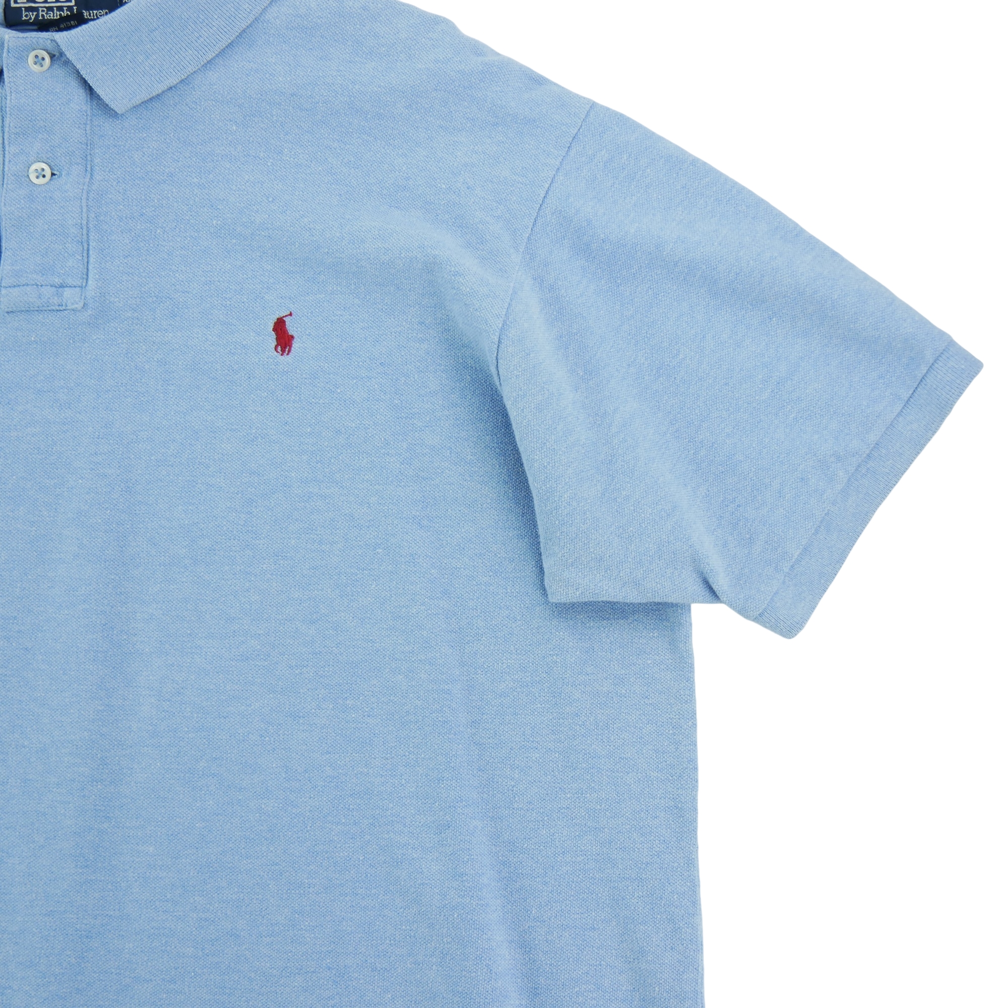Polo manches courtes Homme  Bleu clair 4