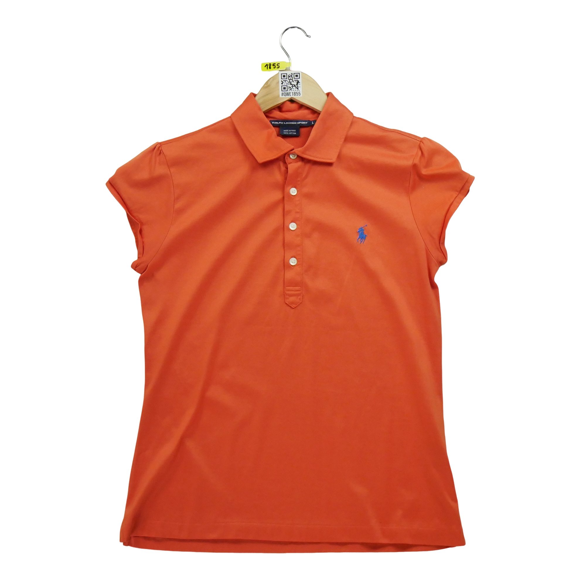 Polo manches courtes Femme  Orange 1