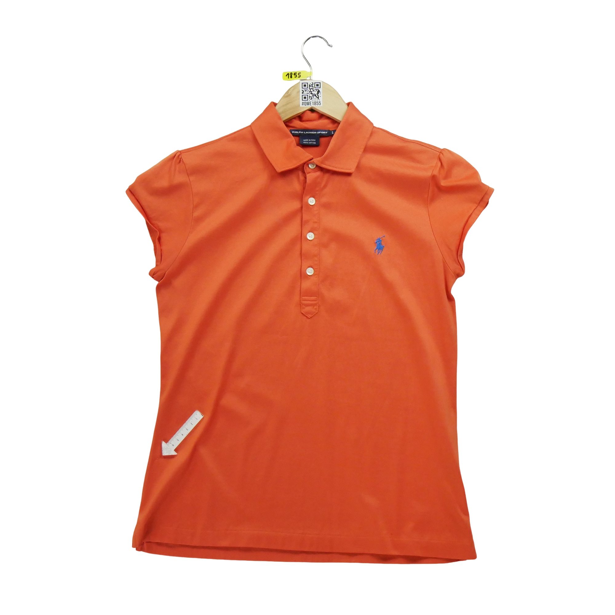 Polo manches courtes Femme  Orange 4