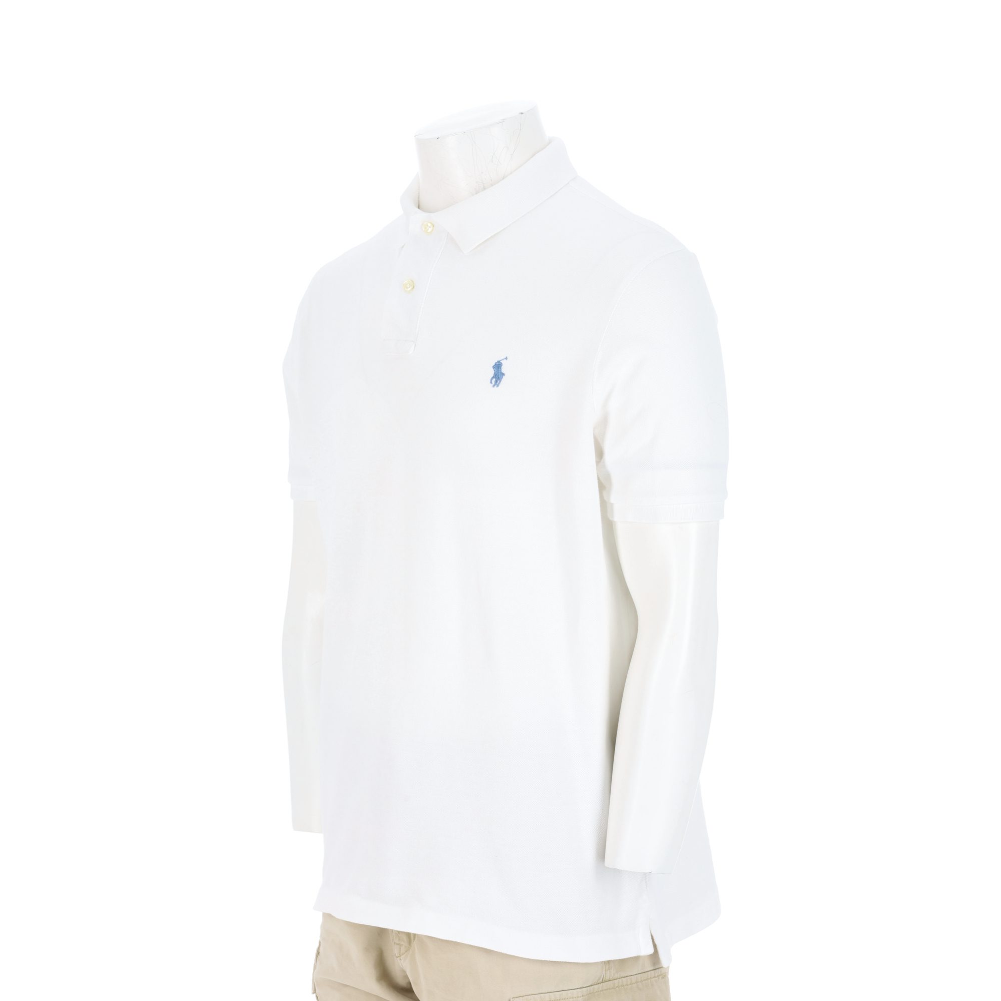 Polo manches courtes Homme  Blanc 4