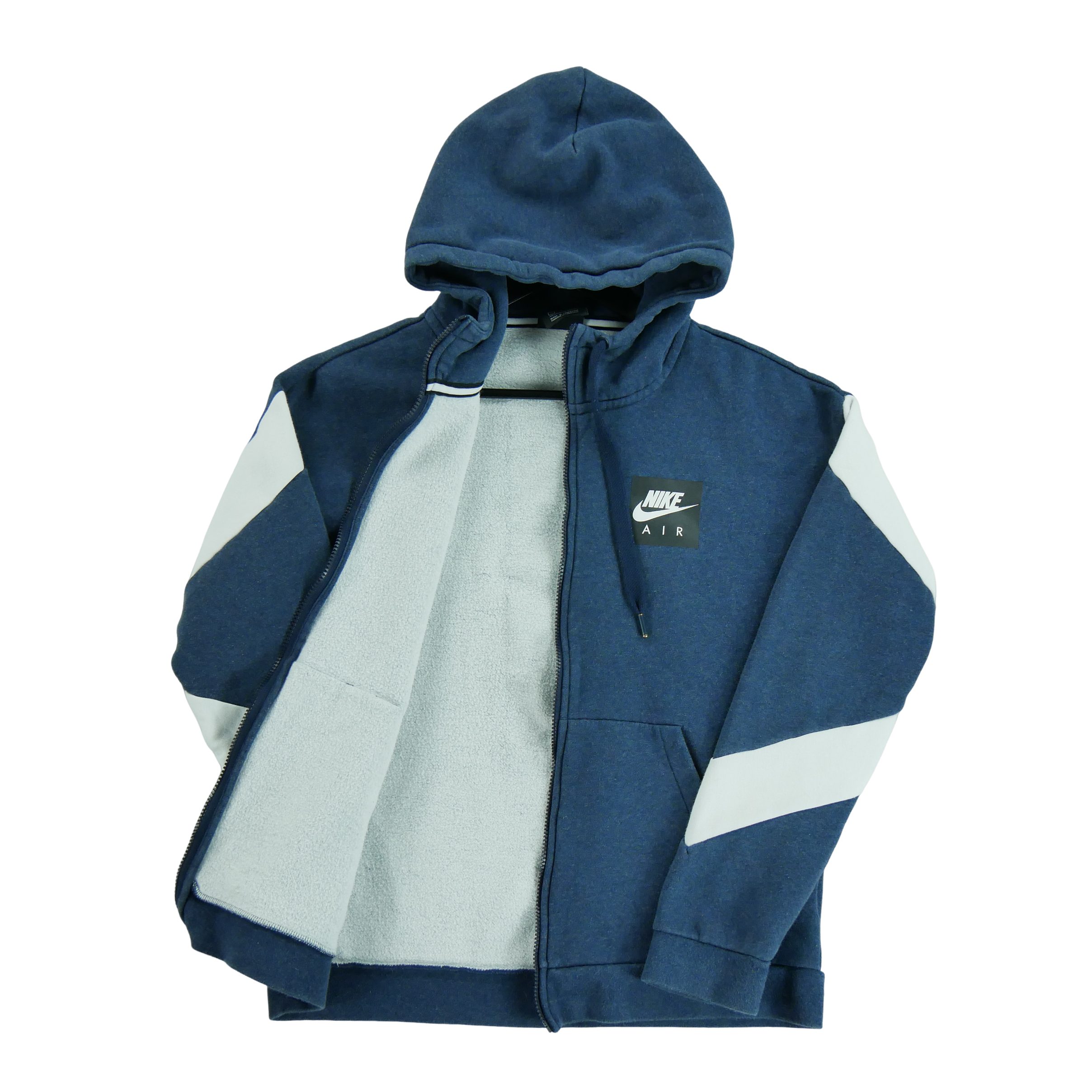 Sweat à capuche Homme  Full zip Bleu 3