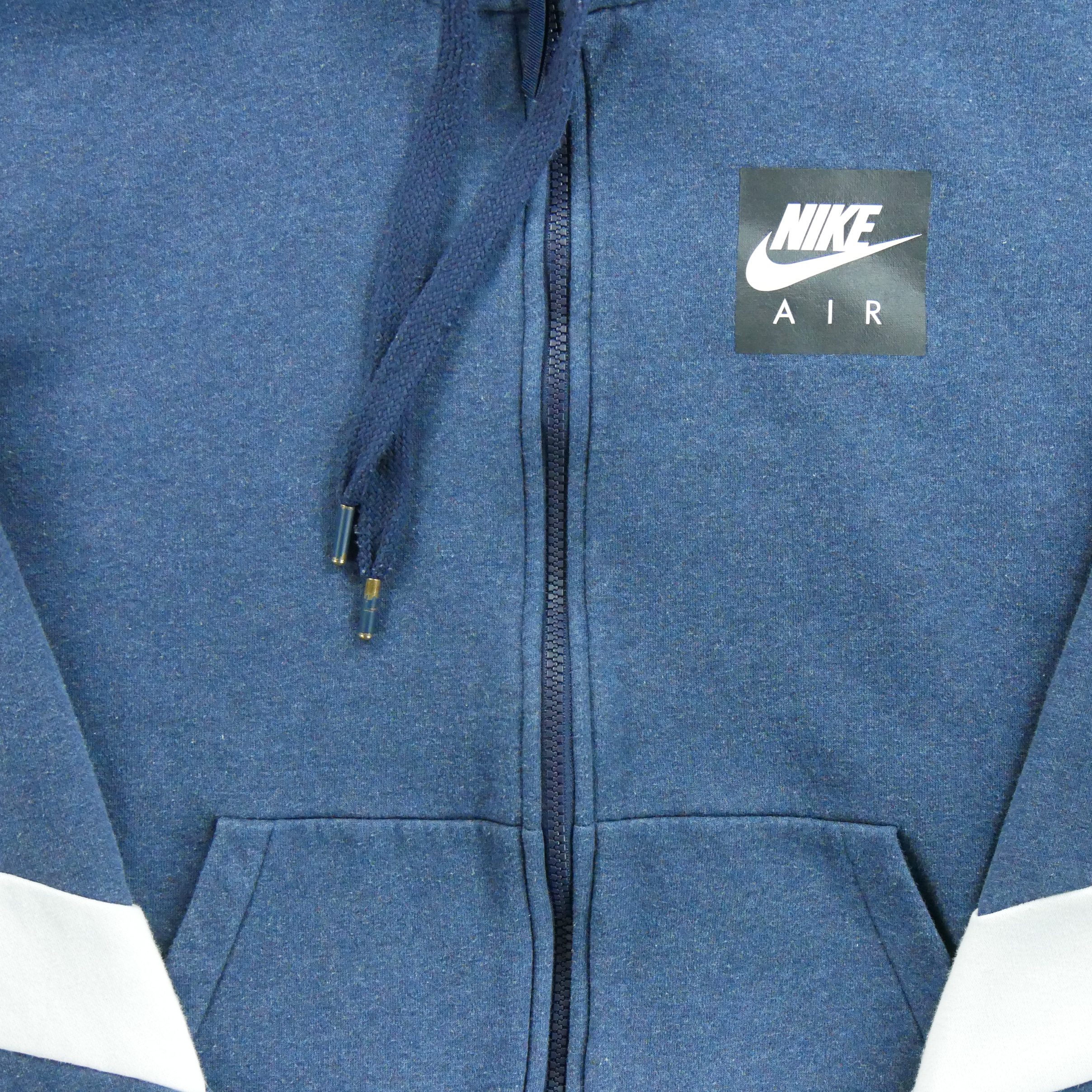 Sweat à capuche Homme  Full zip Bleu 4