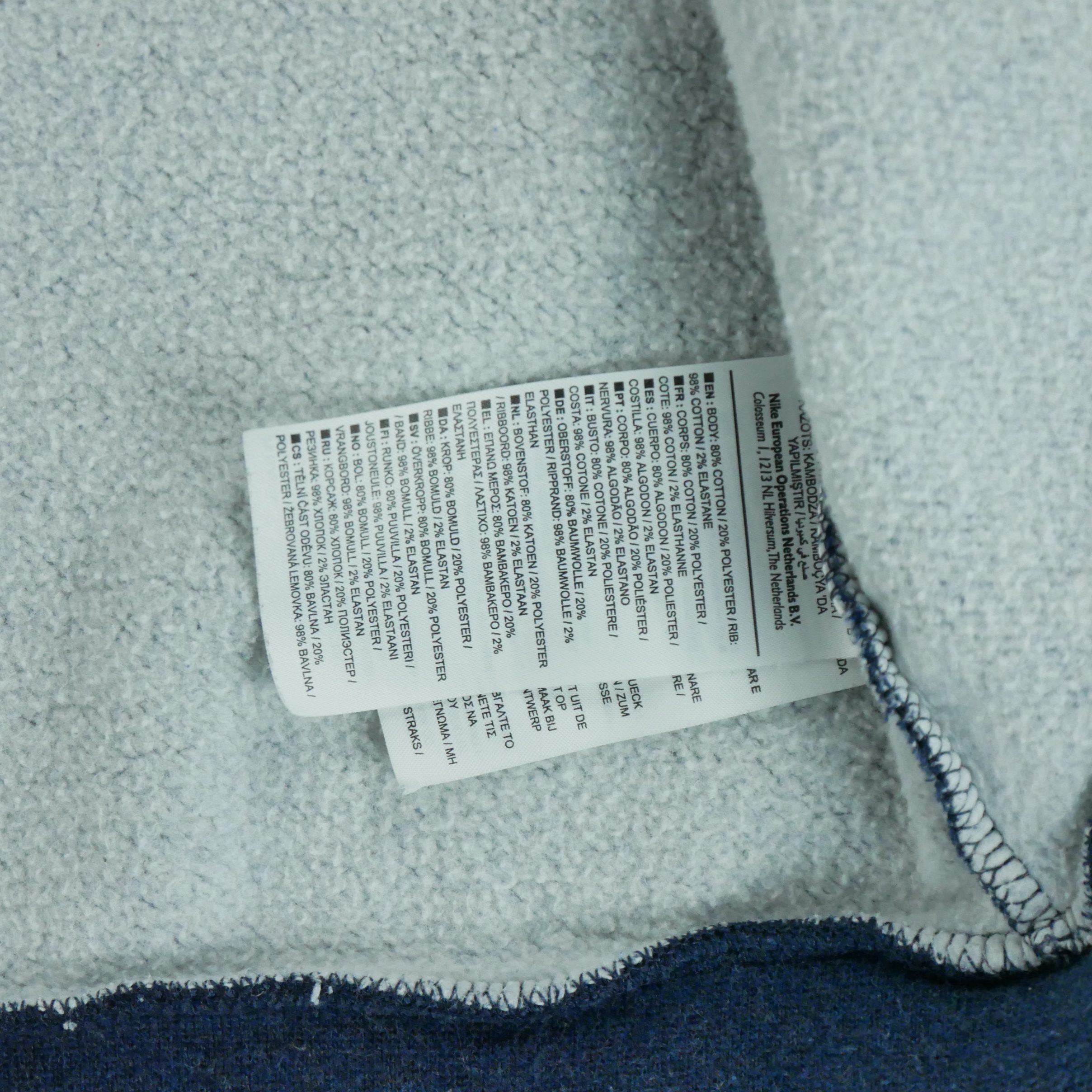 Sweat à capuche Homme  Full zip Bleu 9