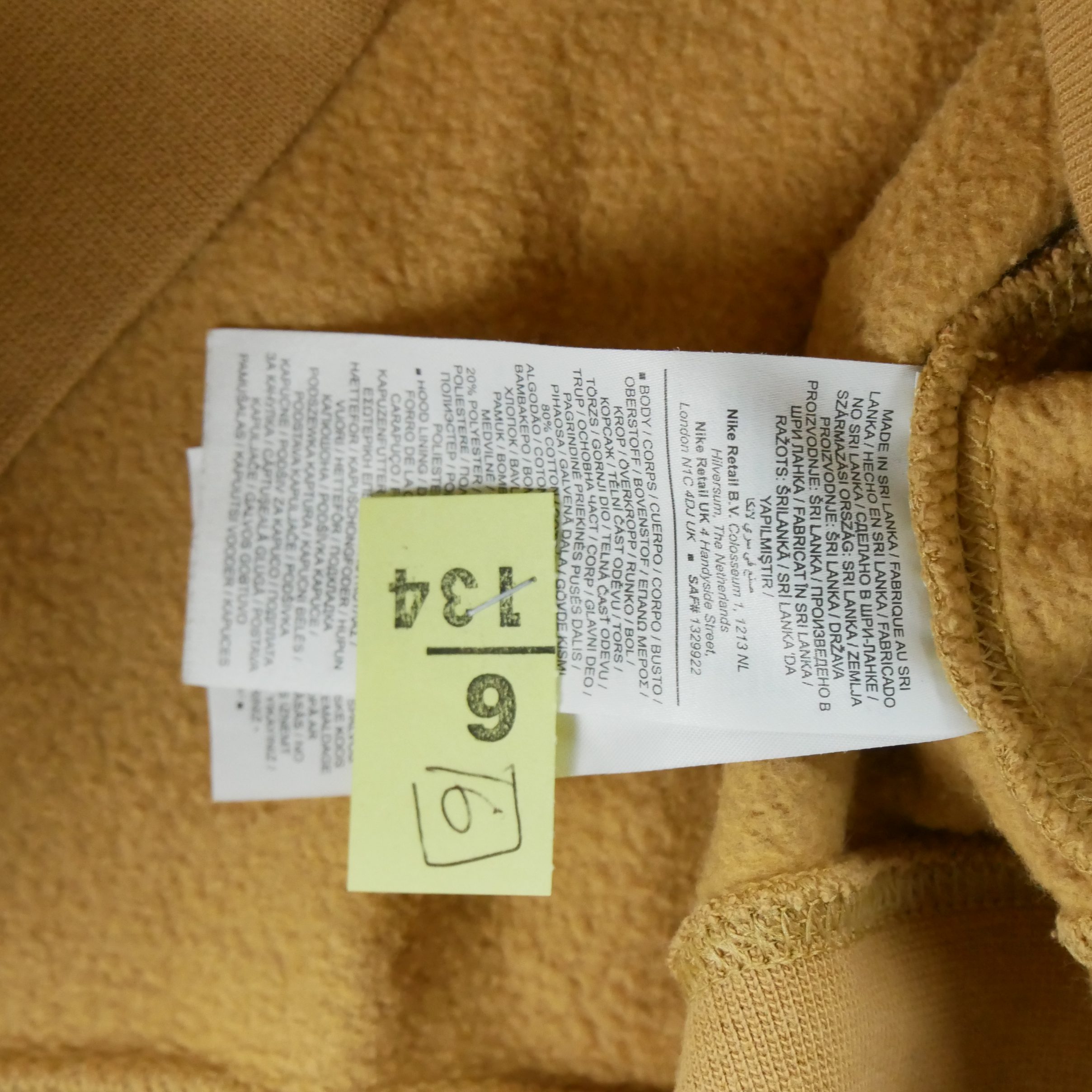 Sweat à capuche Homme  Beige 6