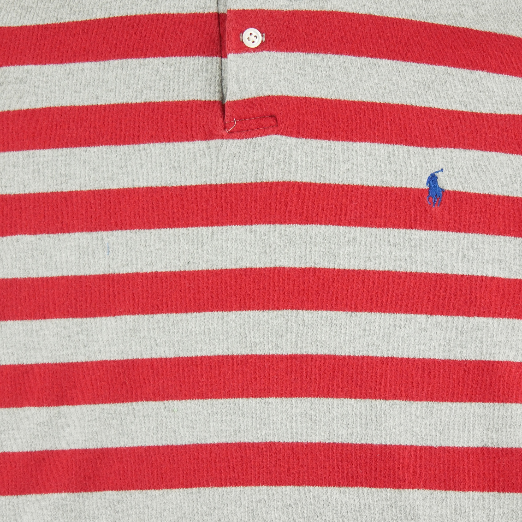 Polo manches longues Homme  Rouge 3