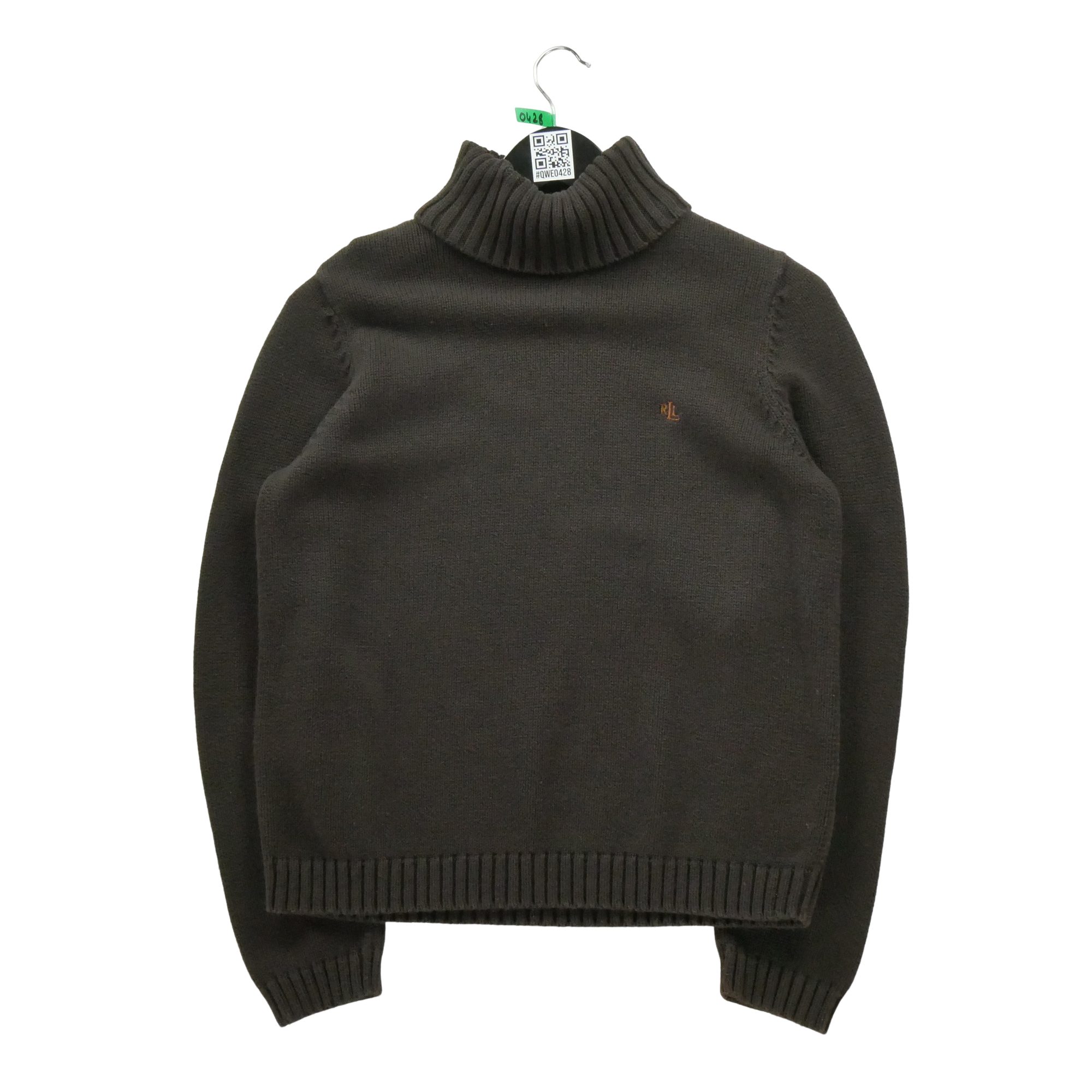 Pull Femme  col roulé Marron 1
