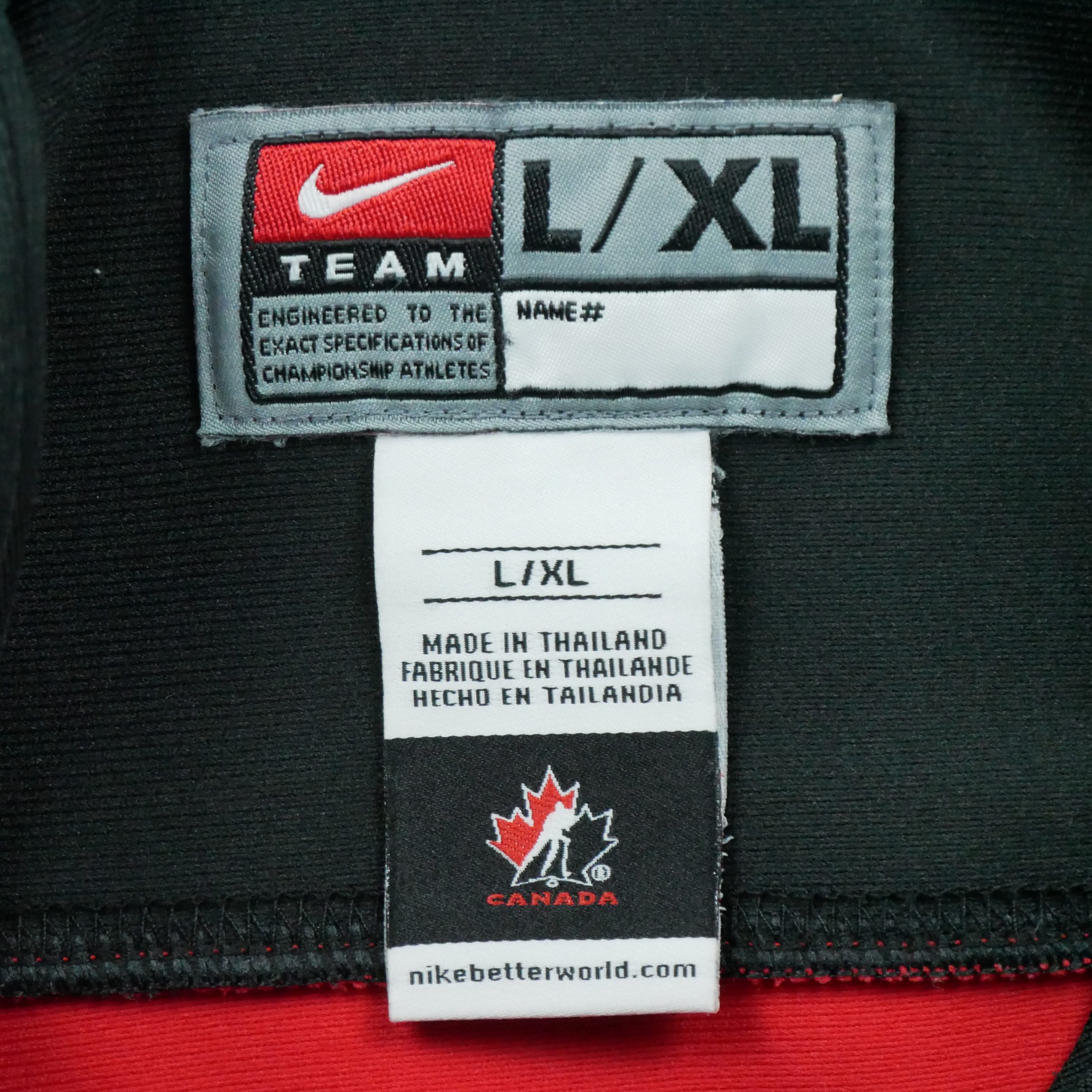 Maillot Homme  Canada Hockey IIHF Rouge 10