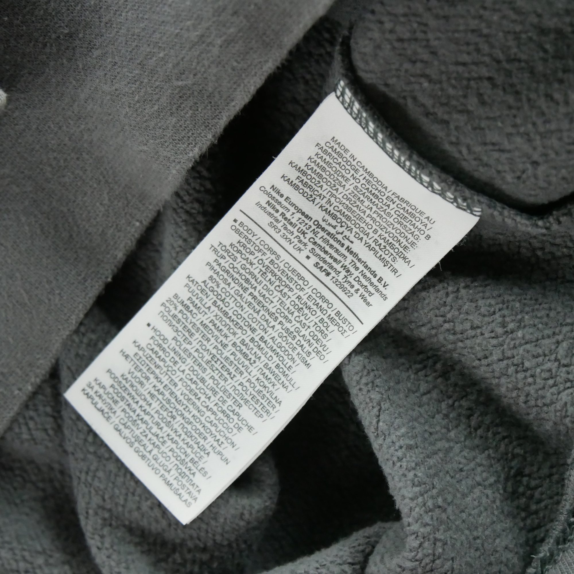Sweat à capuche Homme  Gris 7