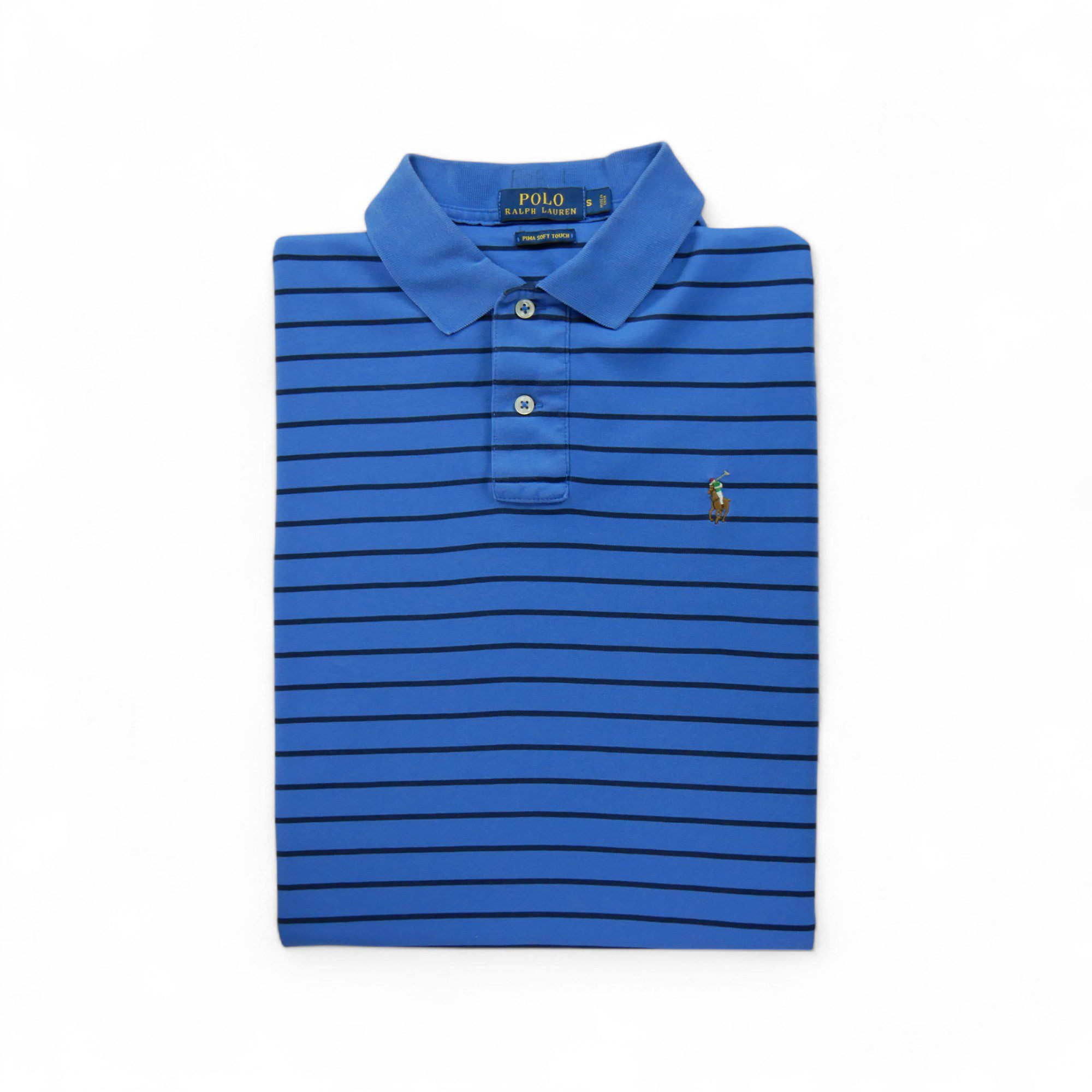 Polo manches courtes Homme  Bleu - Bon état