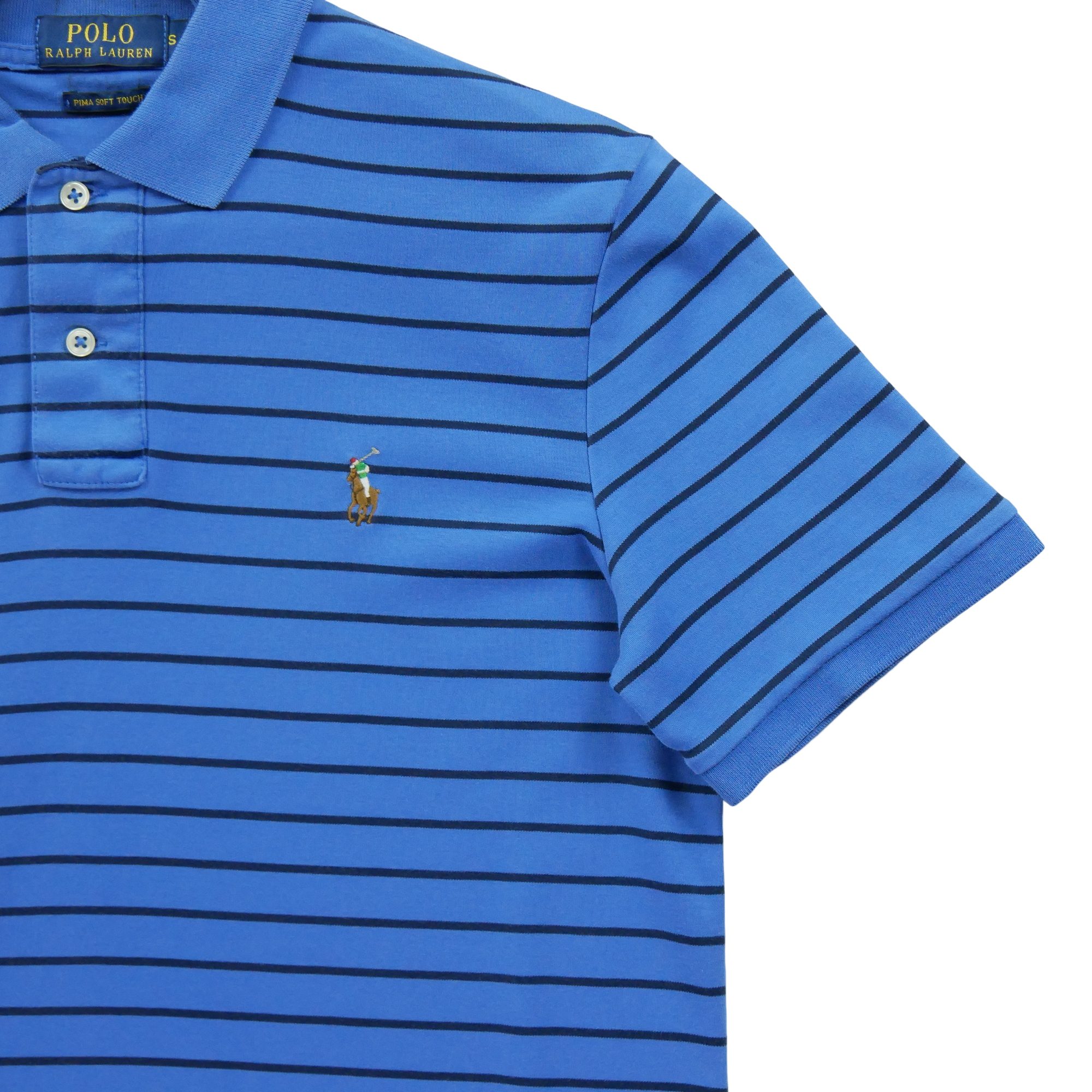 Polo manches courtes Homme  Bleu 4