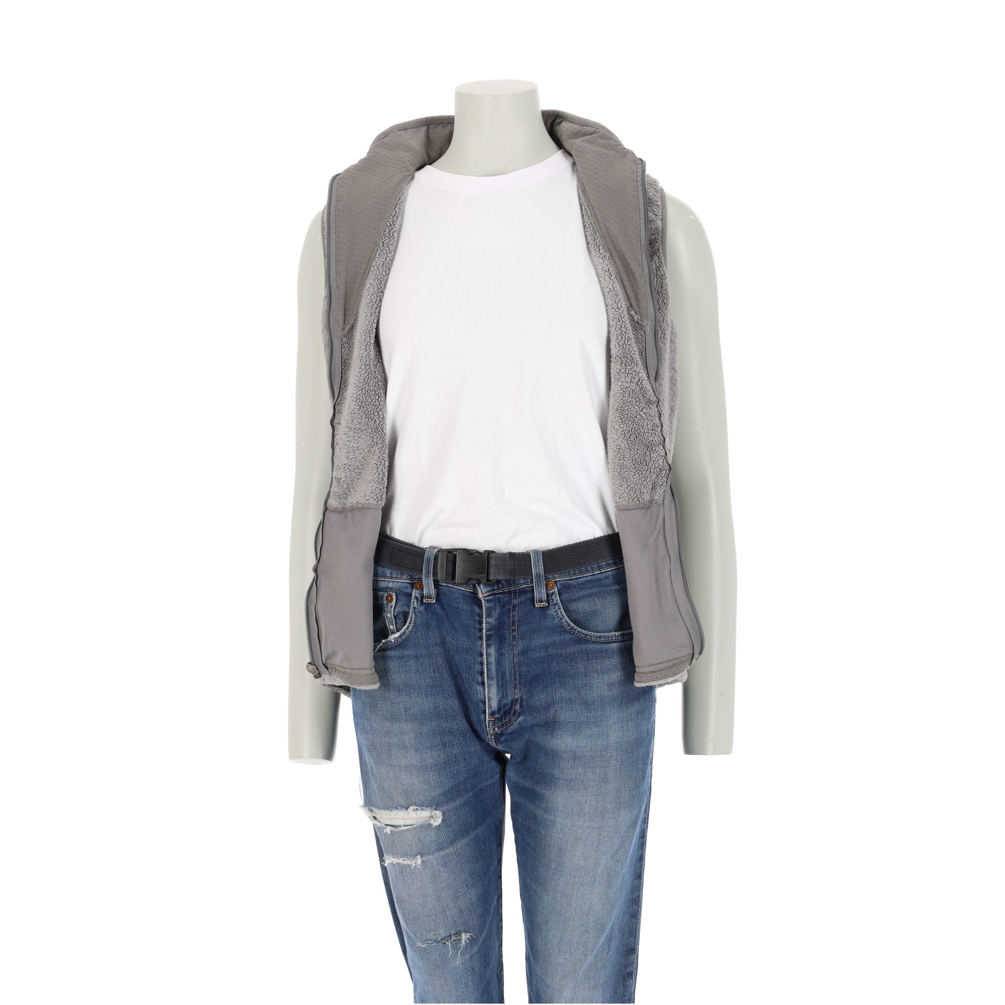 Veste polaire Femme  TNF Gris 3